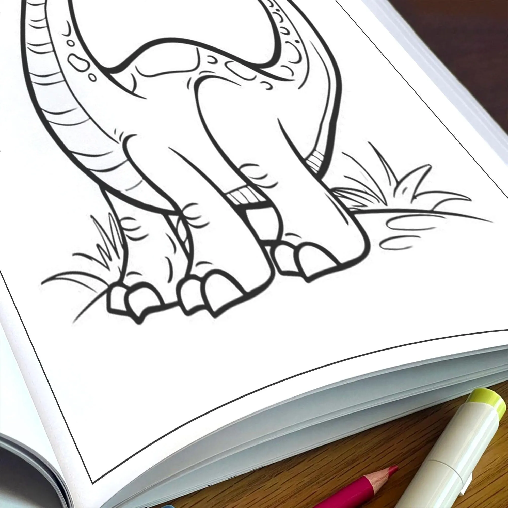 Cuddly Dinos Adventures – Dinosaur Coloring Pages – 48 Pages – Cute, Easy, Playful Fun – For Kids - image 5