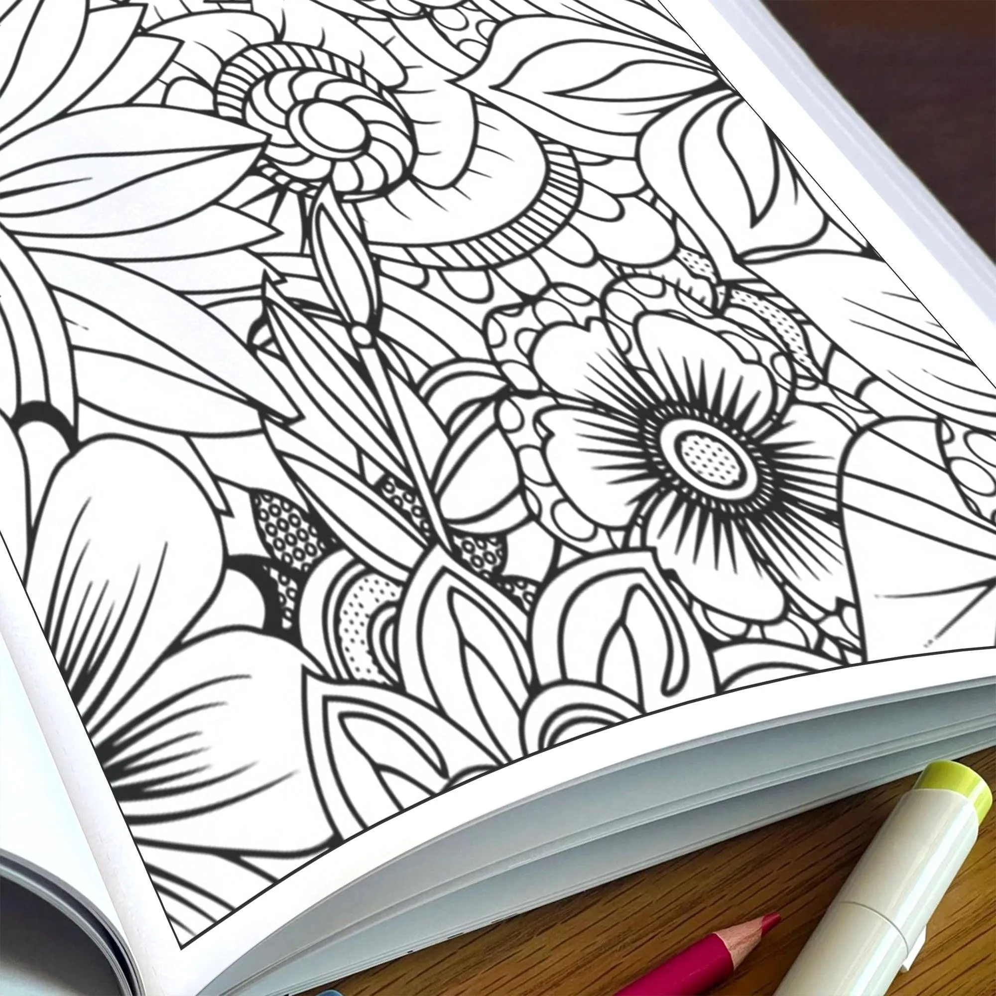 Mandala Bloom Garden Coloring Pages – 48 Floral Mandala Designs for Adults - image 5