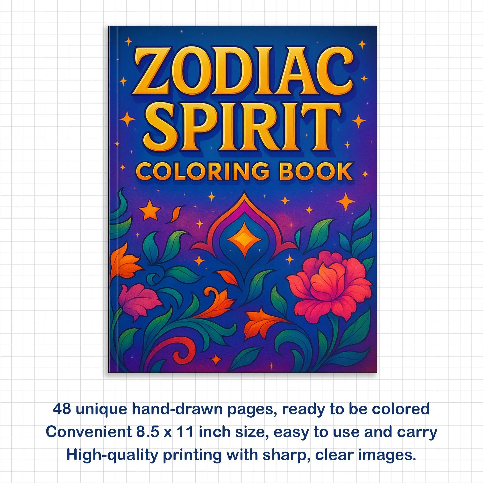 Zodiac Spirit Coloring Pages – 48 Mystical Astrology Animals for Adults - image 3