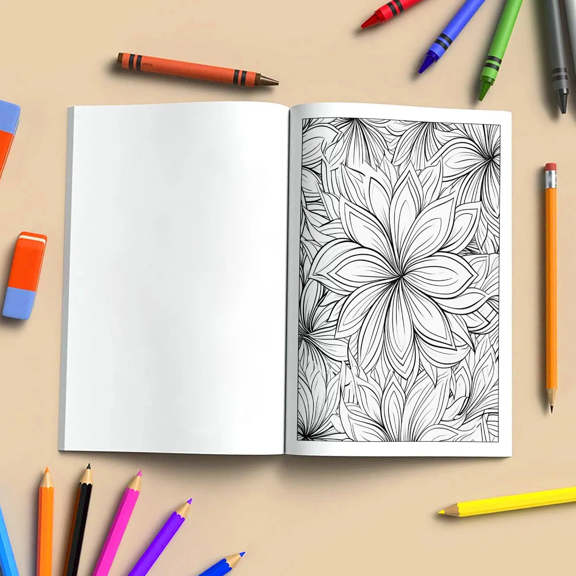 Floral Mandala Dreams Coloring Pages – 48 Flower Designs for Adults - image 4