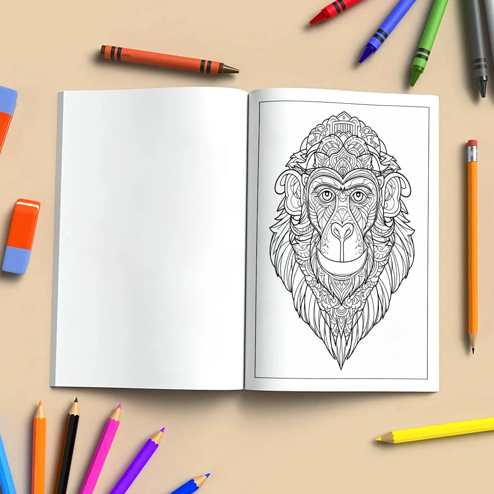 Mandala Animal Kingdom Coloring Pages – 48 Intricate Wildlife Designs for Adults - image 4