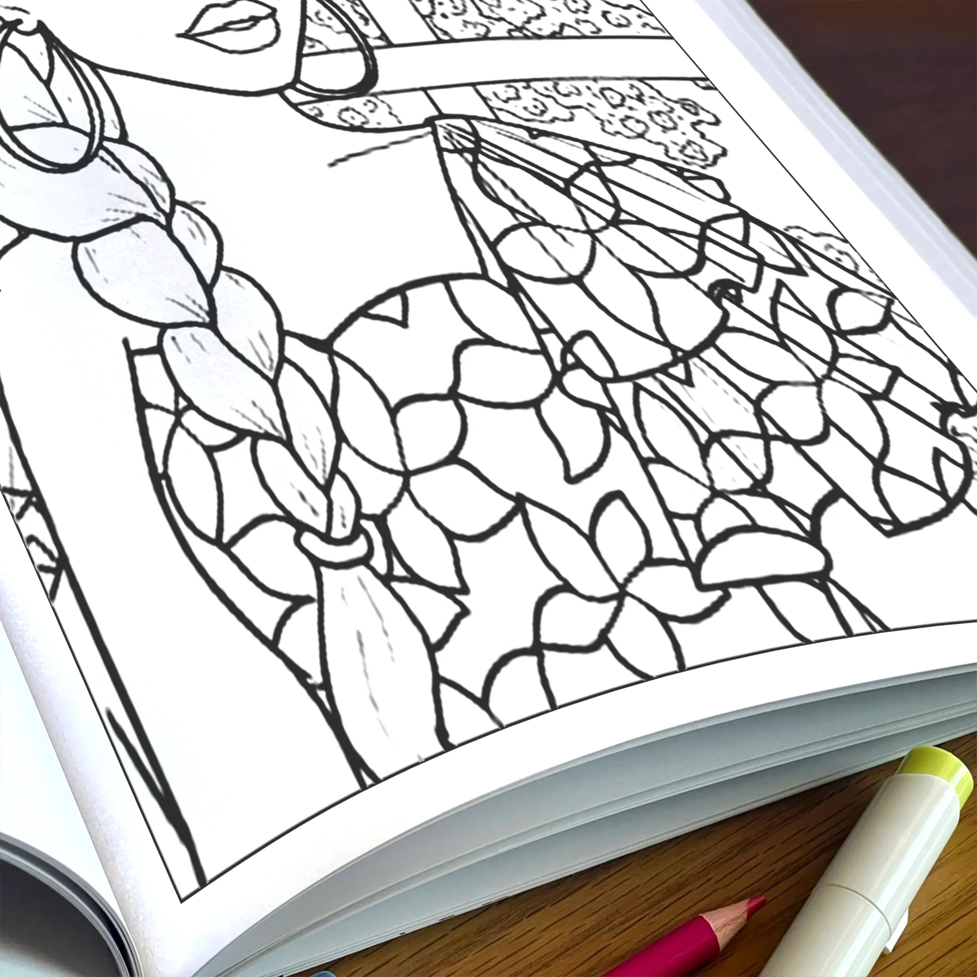 Black and Beautiful Coloring Pages – 48 Empowering Designs for Adults - image 5