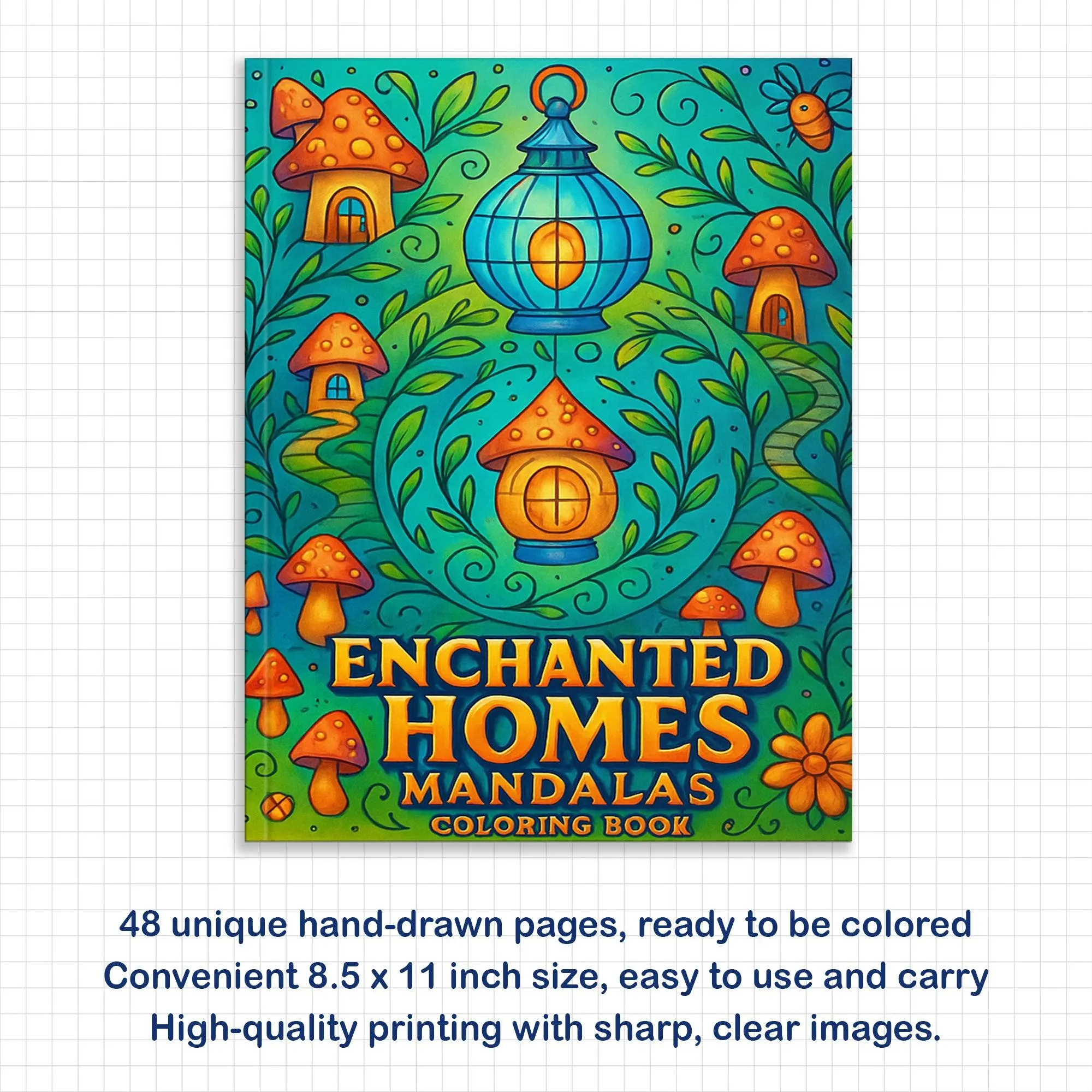 Enchanted Homes Mandalas Coloring Pages – 48 Fantasy Village Designs for Adults - image 3
