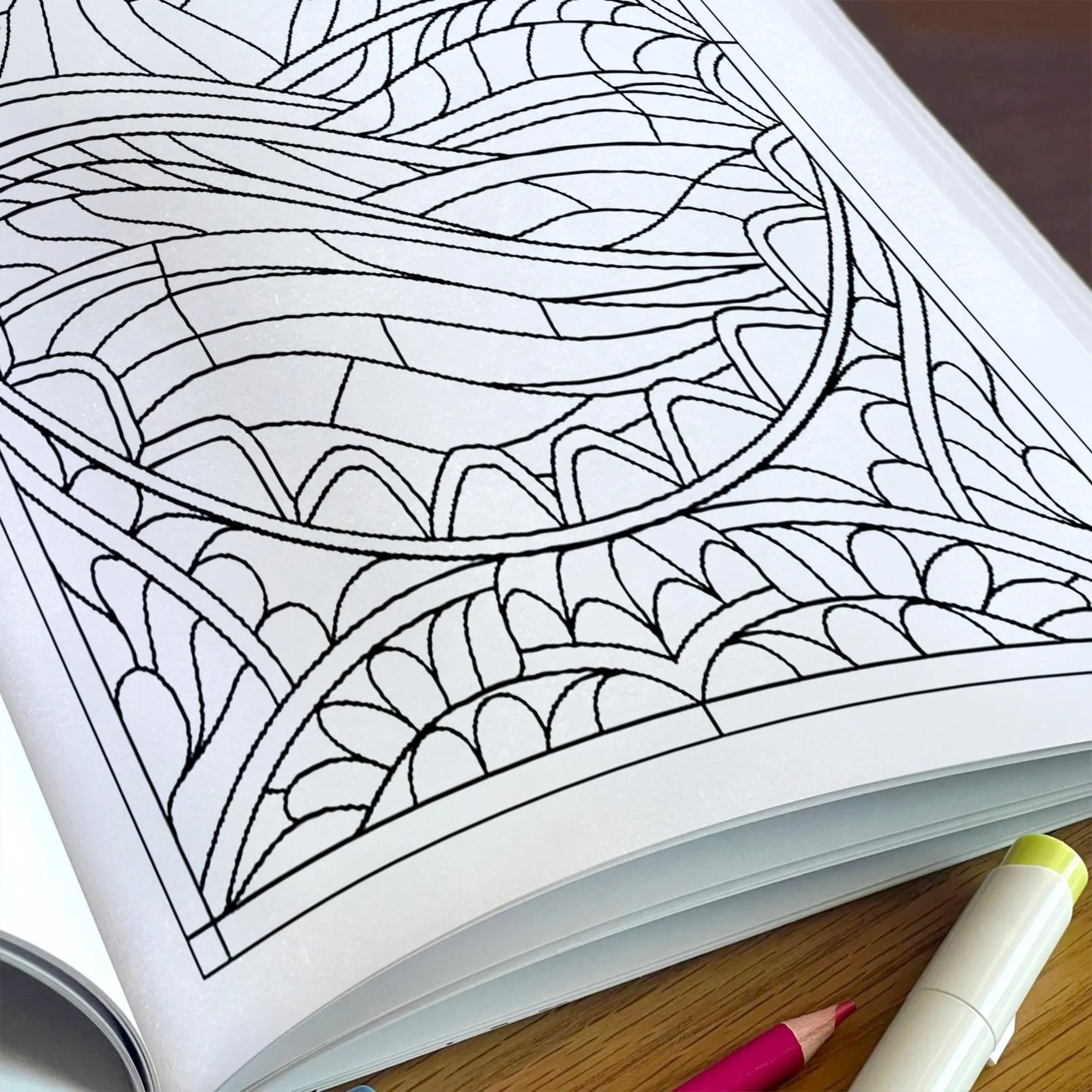 Sacred Window Mandalas – Stained Glass Mandala Coloring Pages – 48 Pages – Bold, Geometric, Radiant Patterns – For Adults - image 5