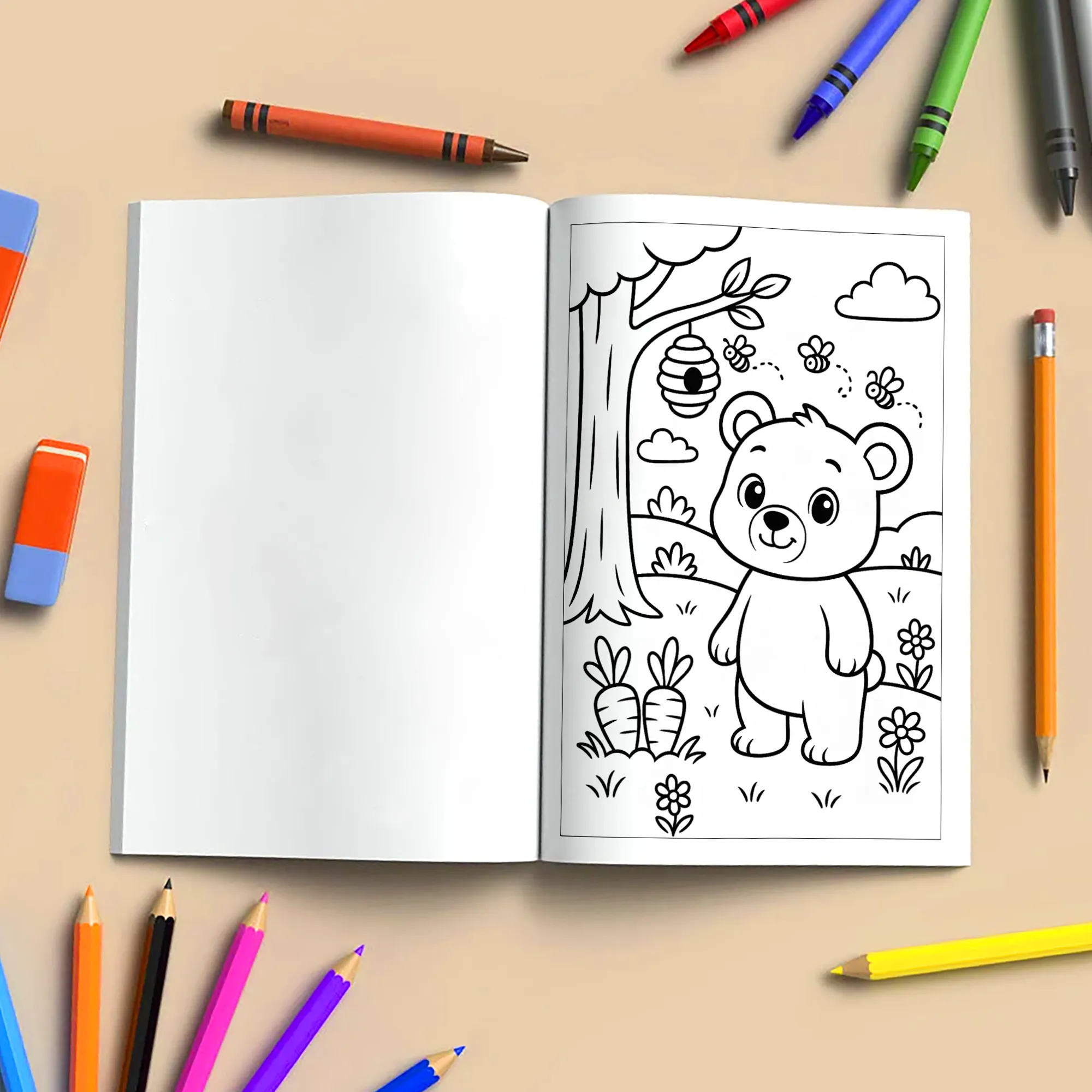 Animal Coloring Book - Relaxing and Joyful Animal Scenes to Color - image 5
