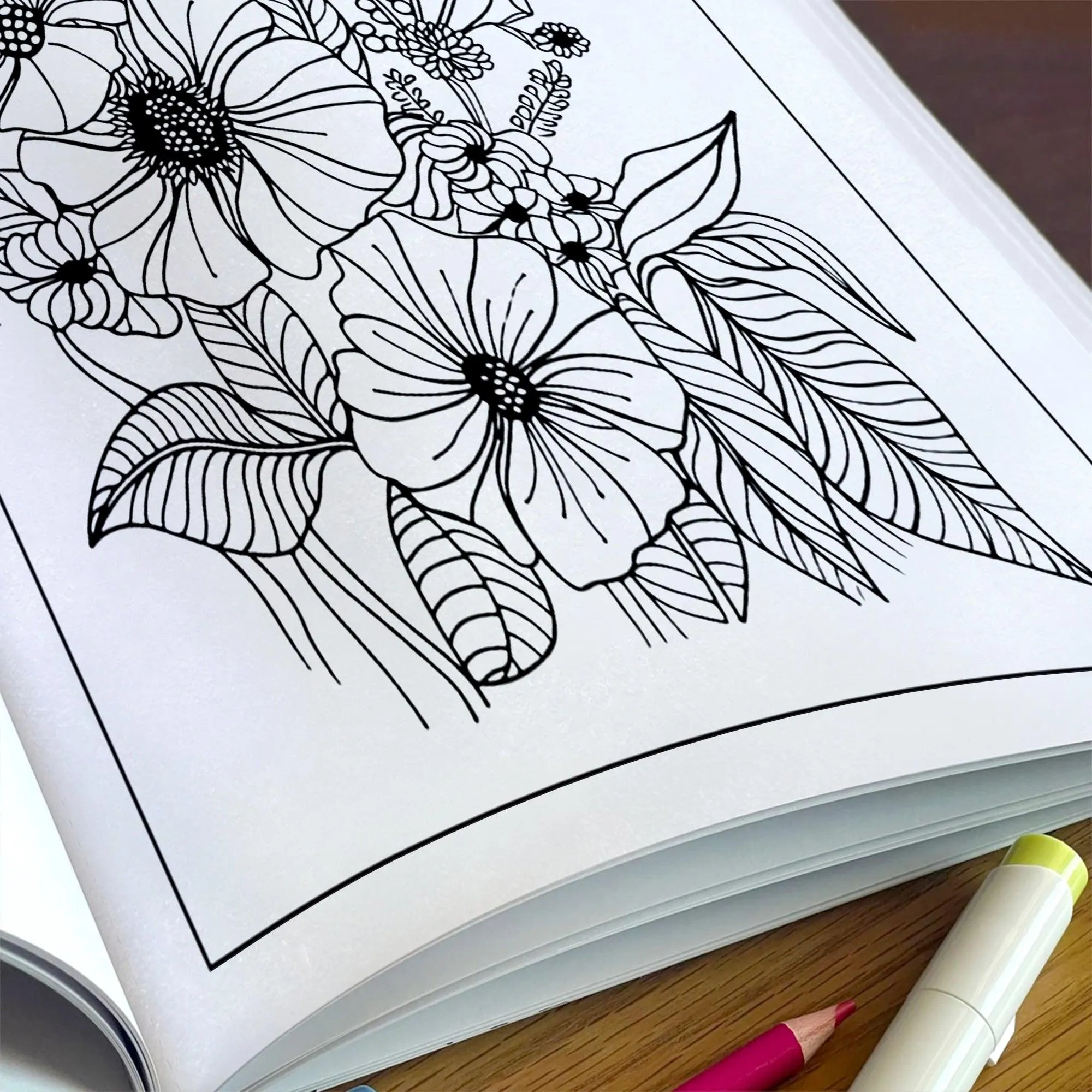 Floral Serenity Mandala Coloring Pages – 48 Relaxing Flower Designs for Adults - image 4