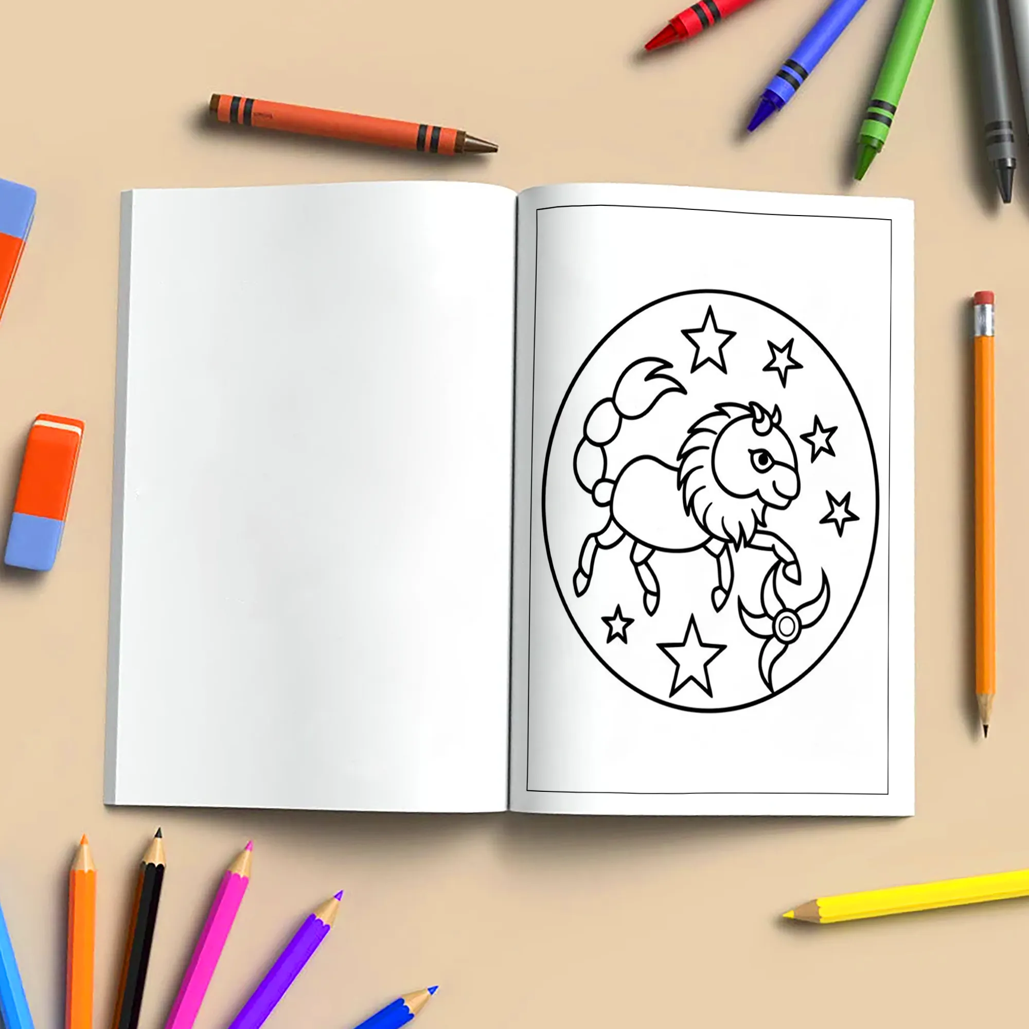 Mandala Zodiac Realms – Astrology Coloring Pages – 48 Pages – Sacred Circles, Horoscope Symbols – For Adults - image 4
