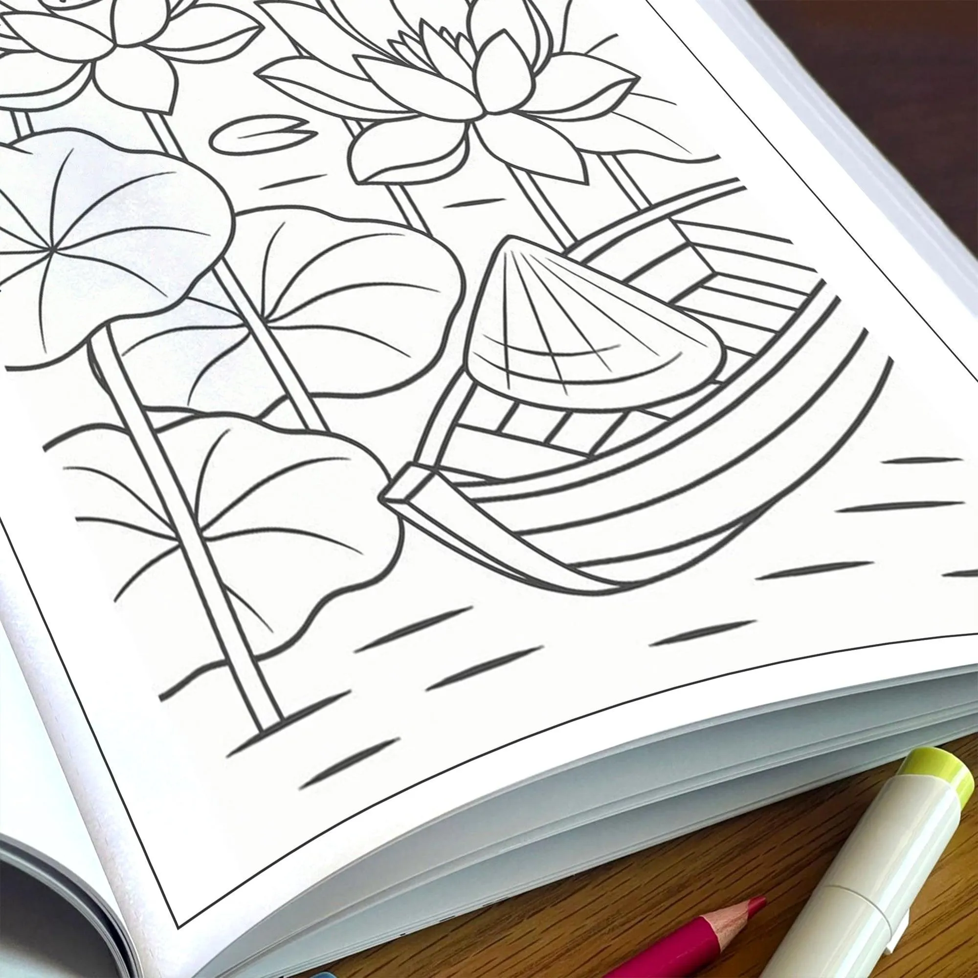 Global Blooms – Flower Coloring Pages – 48 Pages – Iconic Blossoms from Japan, Vietnam, Holland & More – For Adults - image 5