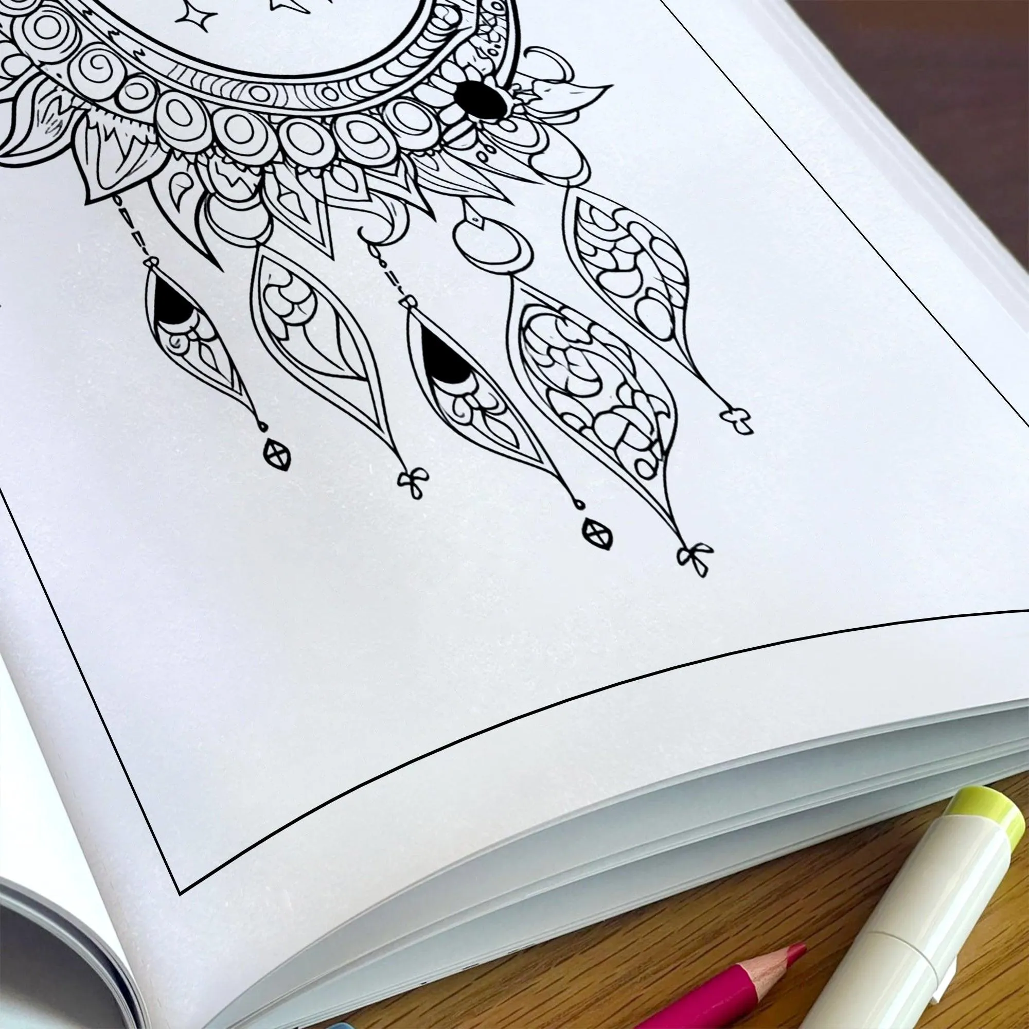 Starlit Zodiac Dreams Coloring Pages – 48 Pages – Moon, Stars & Horoscope Symbols for Adults - image 5