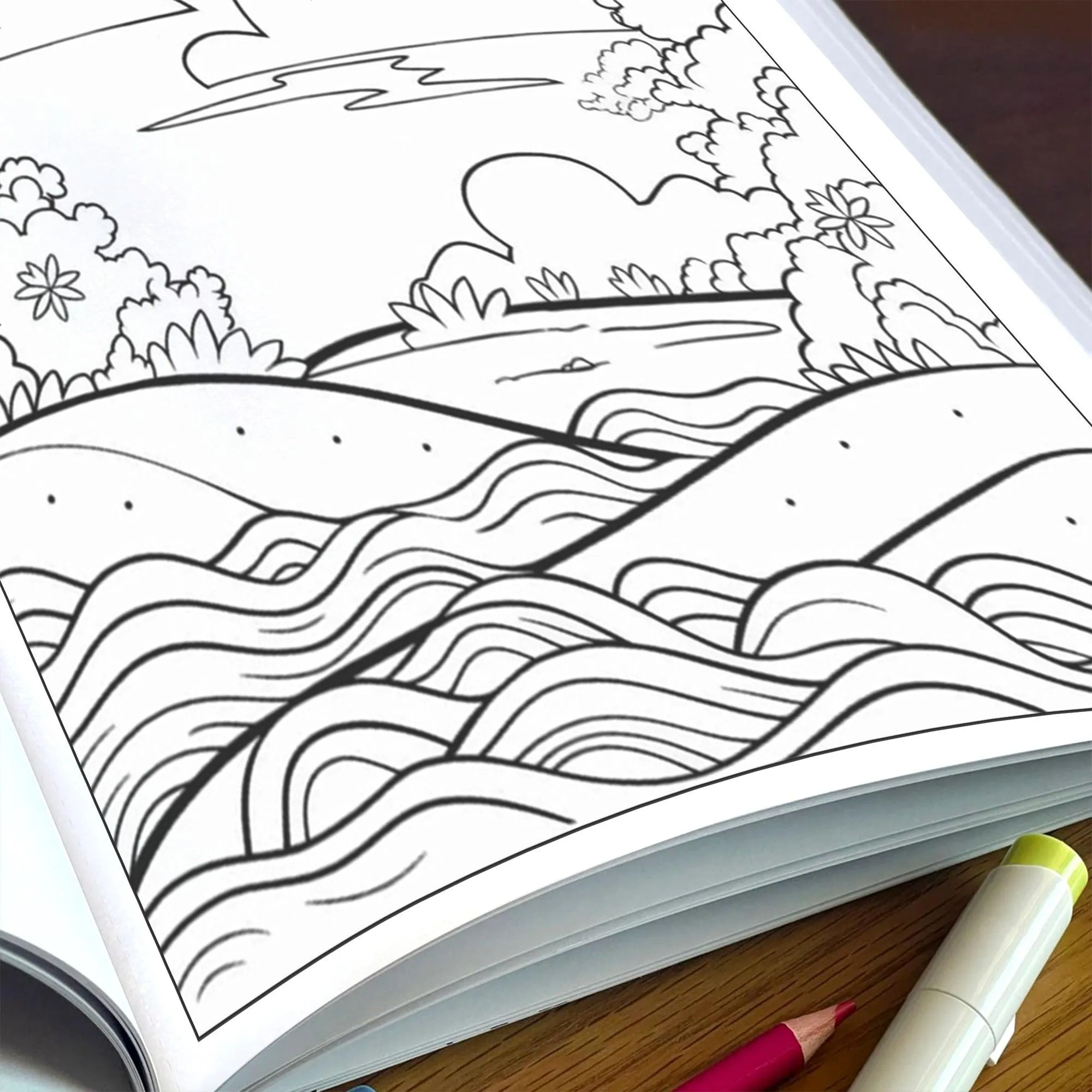 Aloha Horizons Hawaii Coloring Pages – 48 Peaceful Sunset Views for Adults - image 5