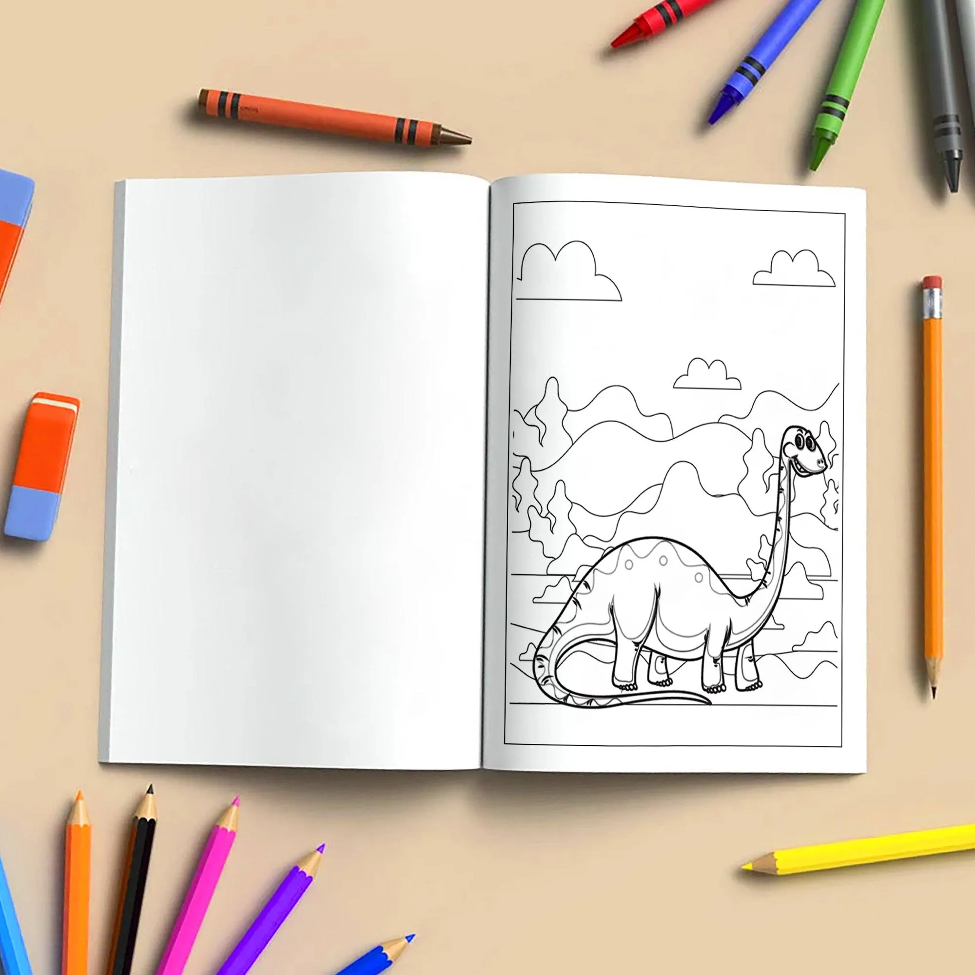 Prehistoric Legends – Dinosaur Coloring Pages – 48 Pages – Fierce Jurassic Creatures – For Kids - image 4