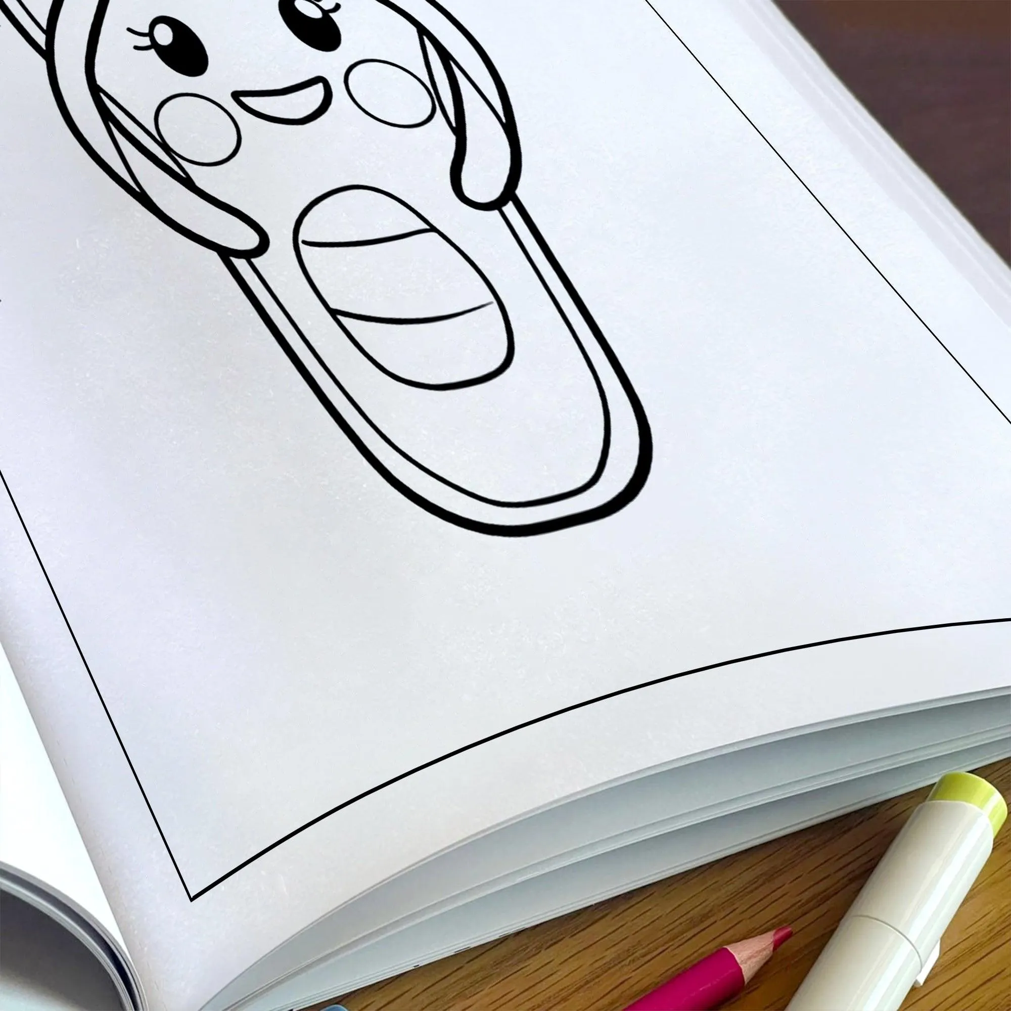 Kawaii Hawaii Vibes Coloring Pages – 48 Cute Summer and Beach Scenes for Kids - image 5
