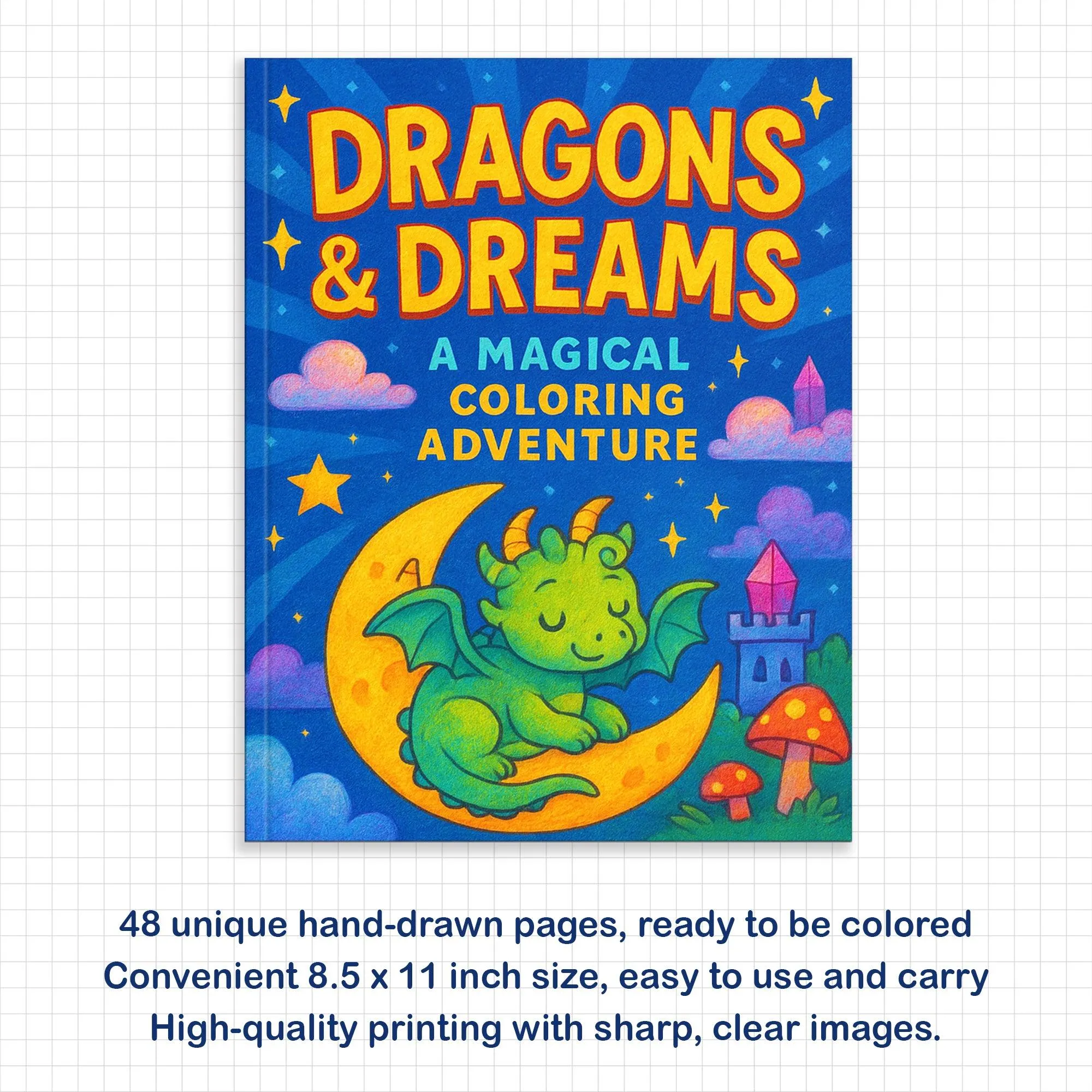 Dragons & Dreams Coloring Book - A Magical Coloring Adventure - image 5