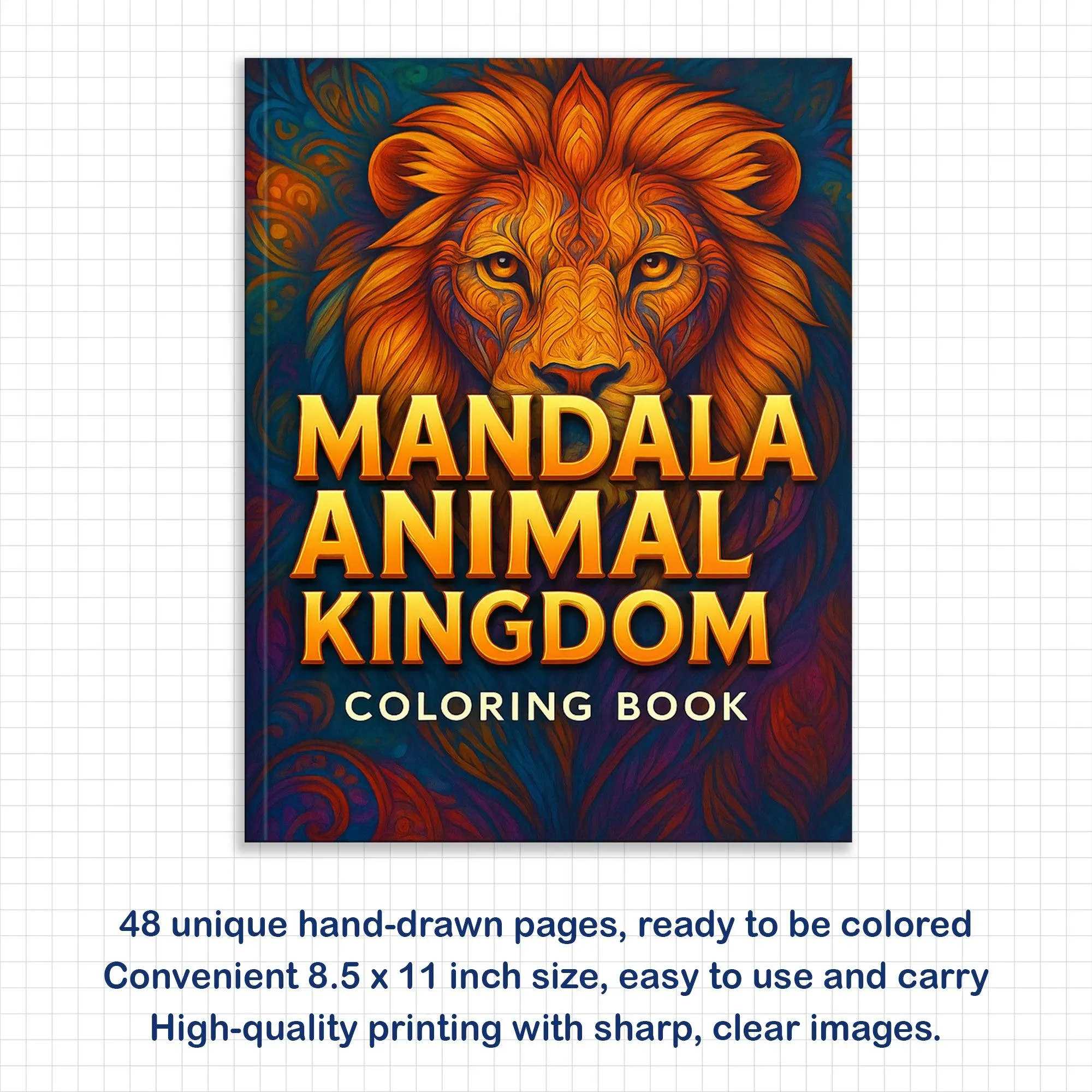 Mandala Animal Kingdom Coloring Pages – 48 Intricate Wildlife Designs for Adults - image 3