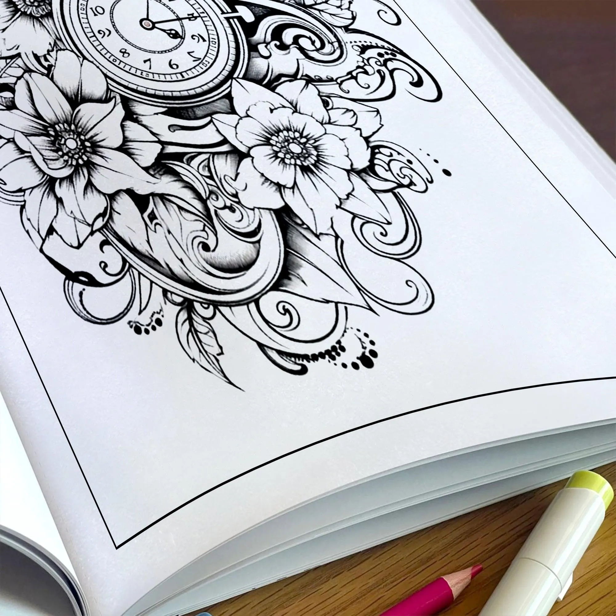 Gears of Time Coloring Pages – 48 Industrial-Themed Mandalas for Adults - image 5