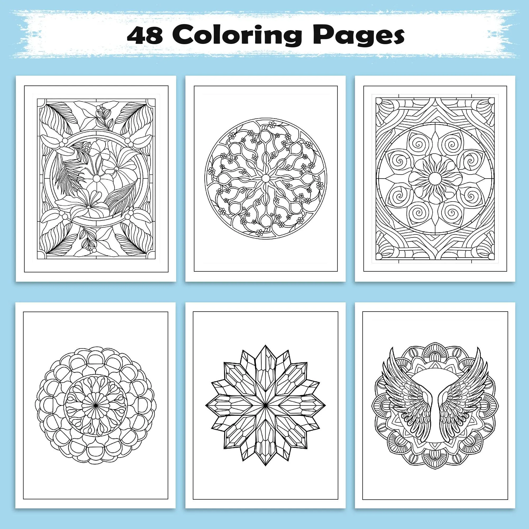Sacred Spiral Mandalas Coloring Pages – 48 Hypnotic Geometric Art for Adults - image 2