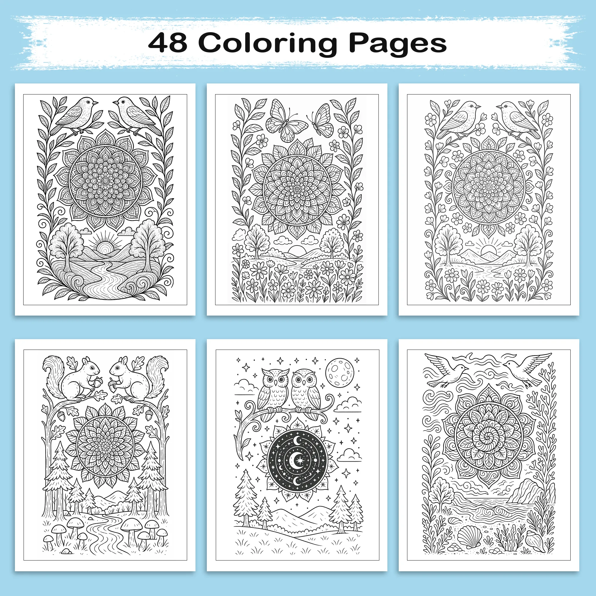 Mandala Coloring Book - Beautiful Circular Patterns for Stress Relief - image 4