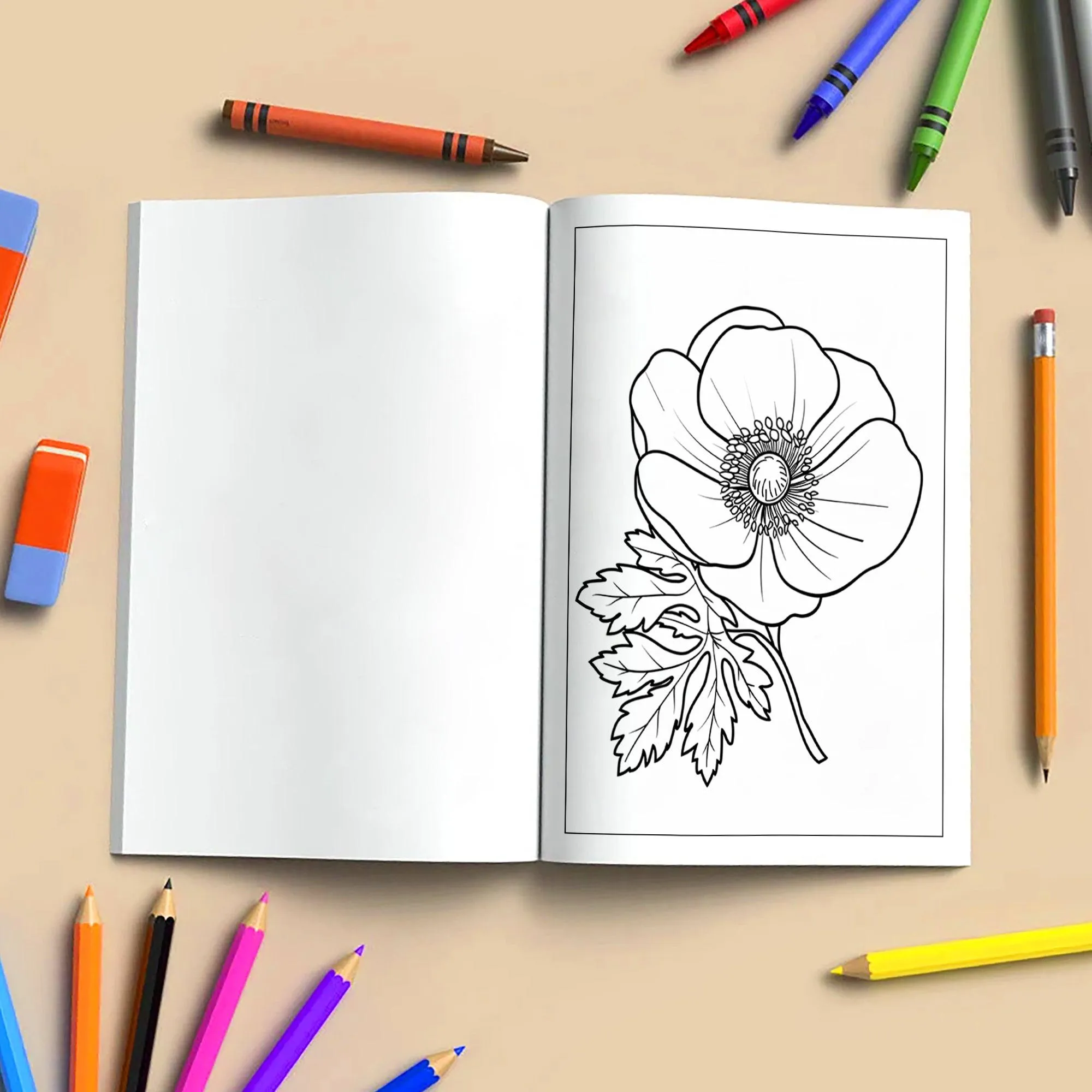 Garden Joy Spring Coloring Pages – 48 Pages – Lovely Flowers, Fresh Garden Designs, Spring Art – For Adults - image 4