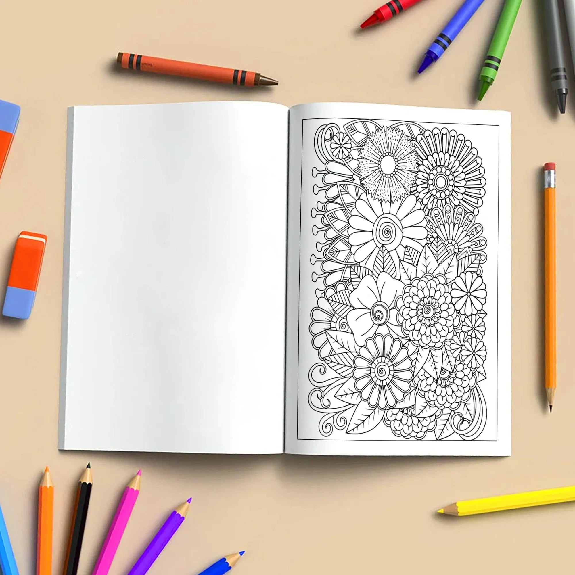 Floral Mandala Whirl Coloring Pages – 48 Intricate Designs for Adults - image 4