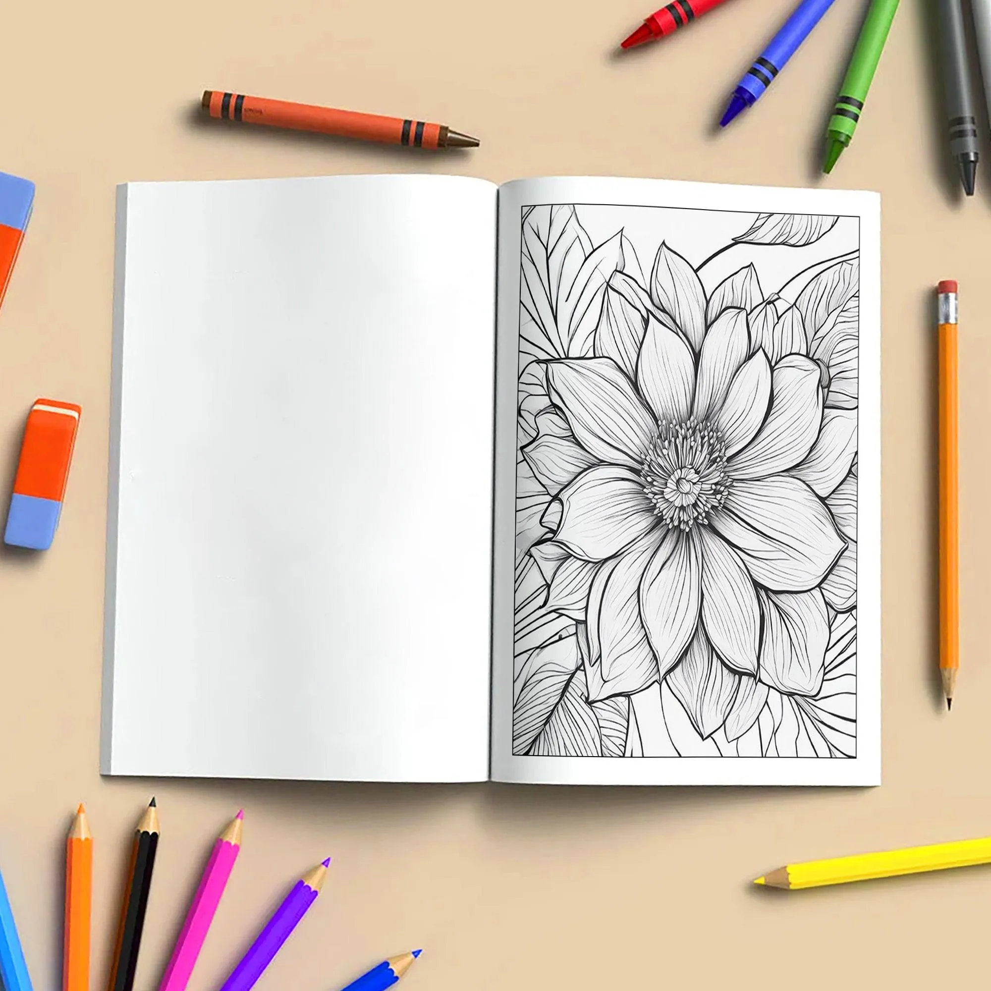 Botanical Bloom Mandala Coloring Pages – 48 Elegant Floral Designs for Adults - image 3