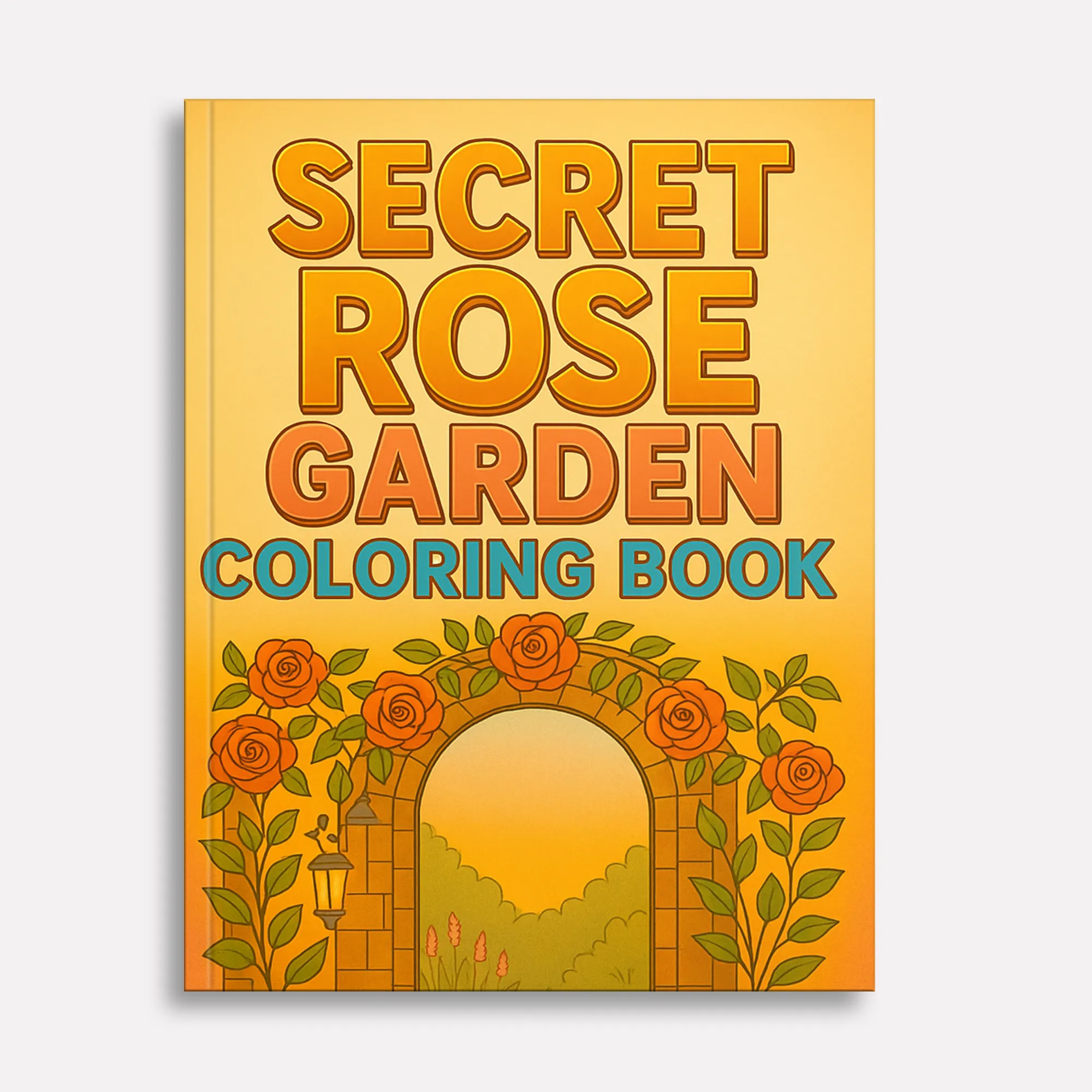 Secret Rose Garden – Flower Coloring Pages – 48 Pages – Whimsical, Romantic, Hidden Nature Paths – For Adults - image 2