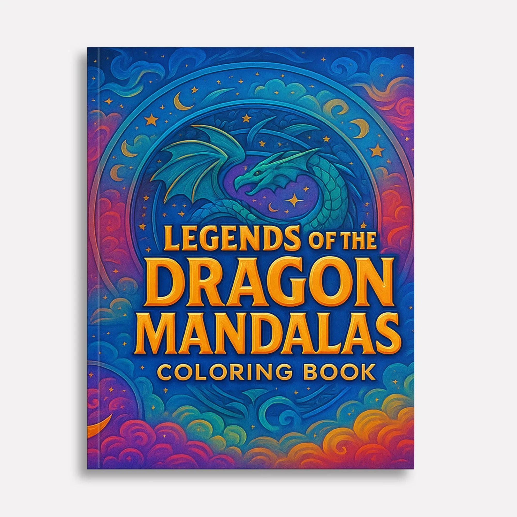 Legends of the Dragon Mandalas Coloring Pages – 48 Pages – Mythical, Fiery, Eastern-Inspired Designs – For Adults - image 2