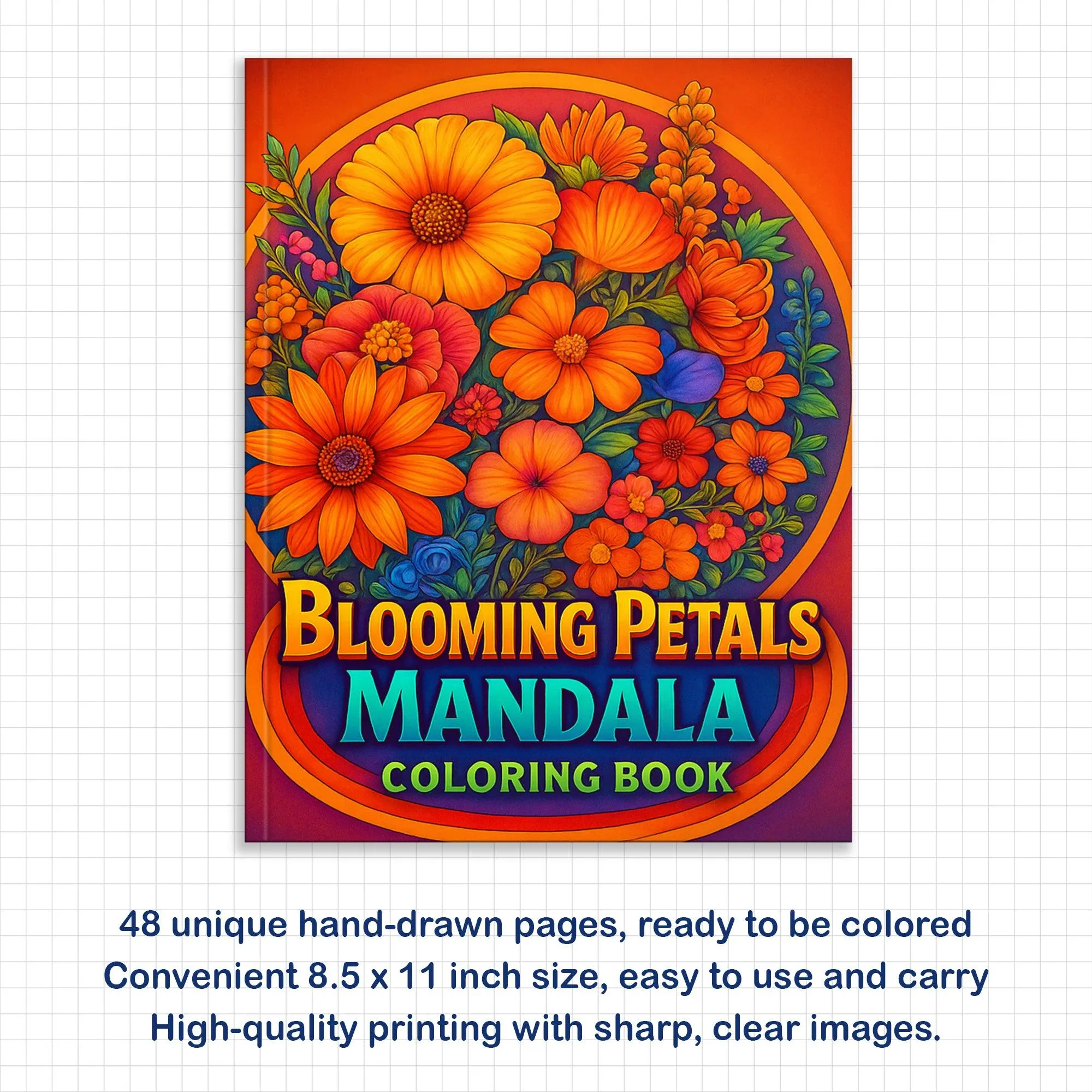 Blooming Petals Mandala Coloring Pages – 48 Detailed Flower Patterns for Adults - image 2