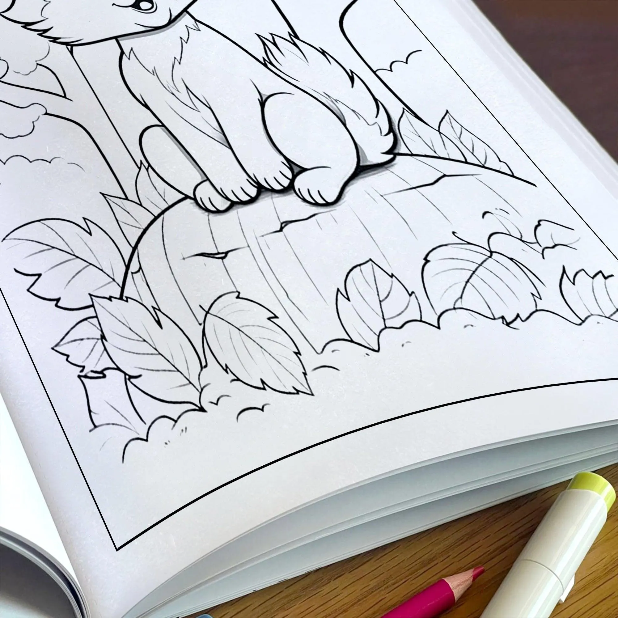 Woodland Wonders Coloring Pages – 48 Pages – Fun Autumn Designs – For Kids - image 5