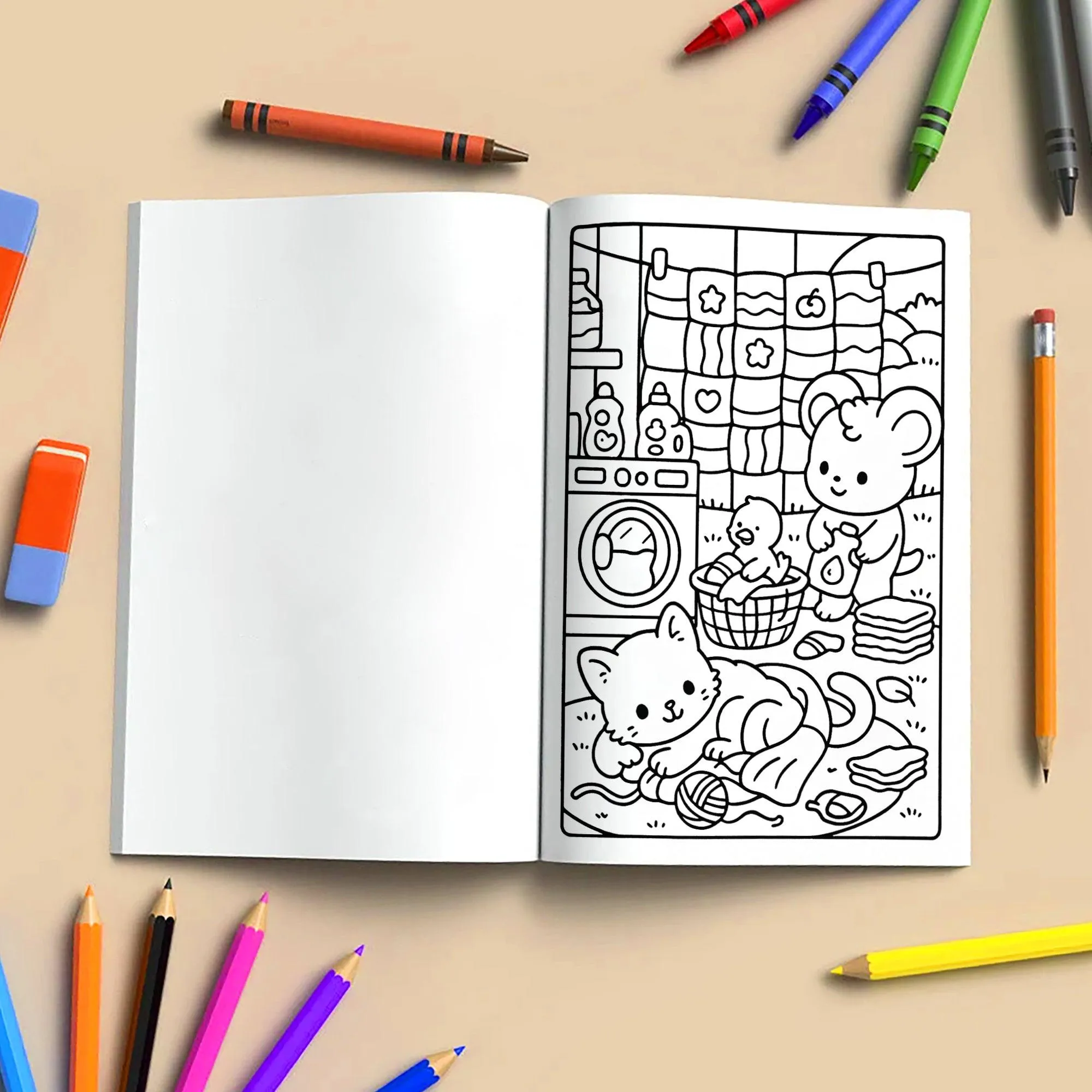 Cozy Farm Life: A Kawaii Coloring Book - Super Cute Animal Characters - image 6