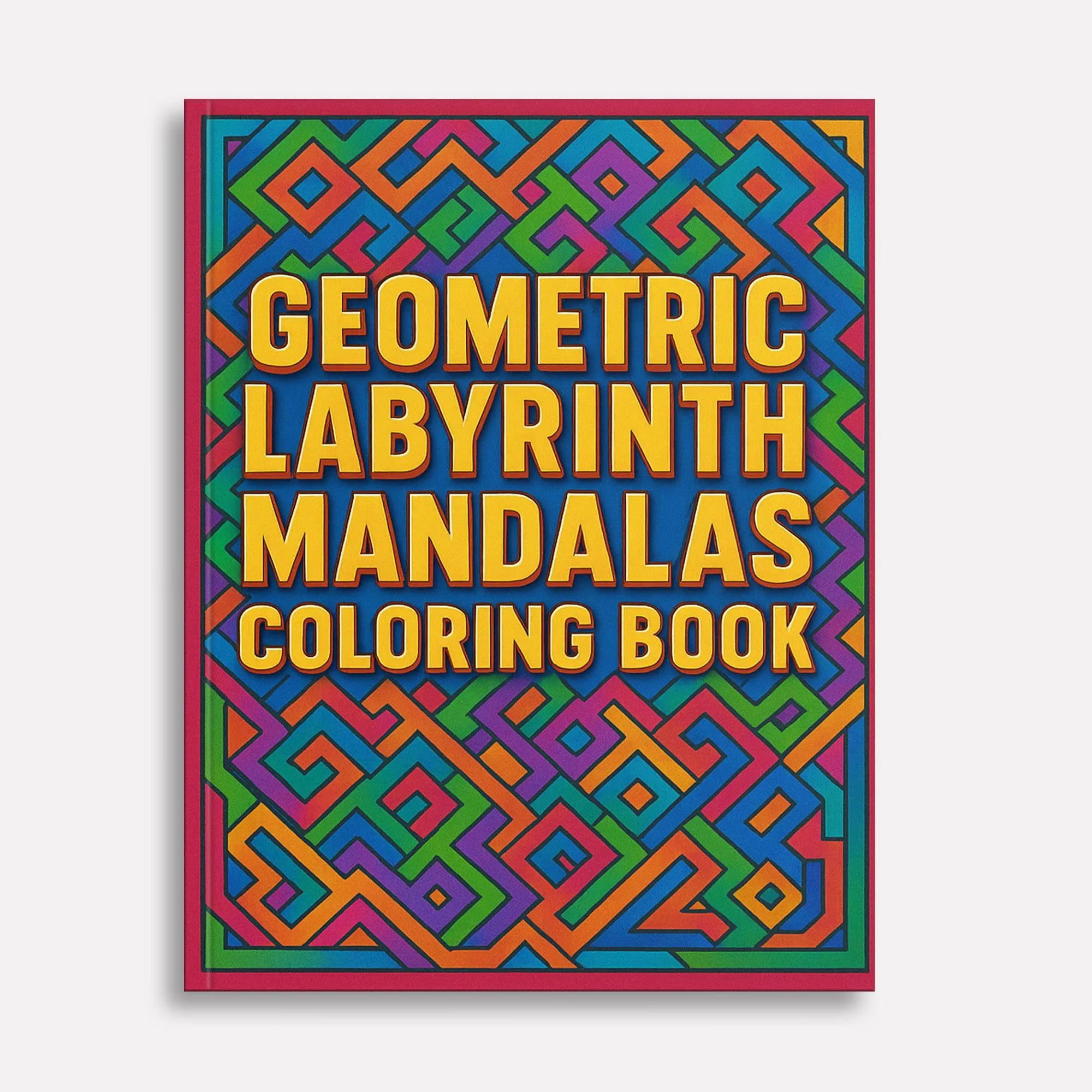 Geometric Labyrinth Mandalas Coloring Pages – 48 Bold Maze-Inspired Designs for Adults - image 2