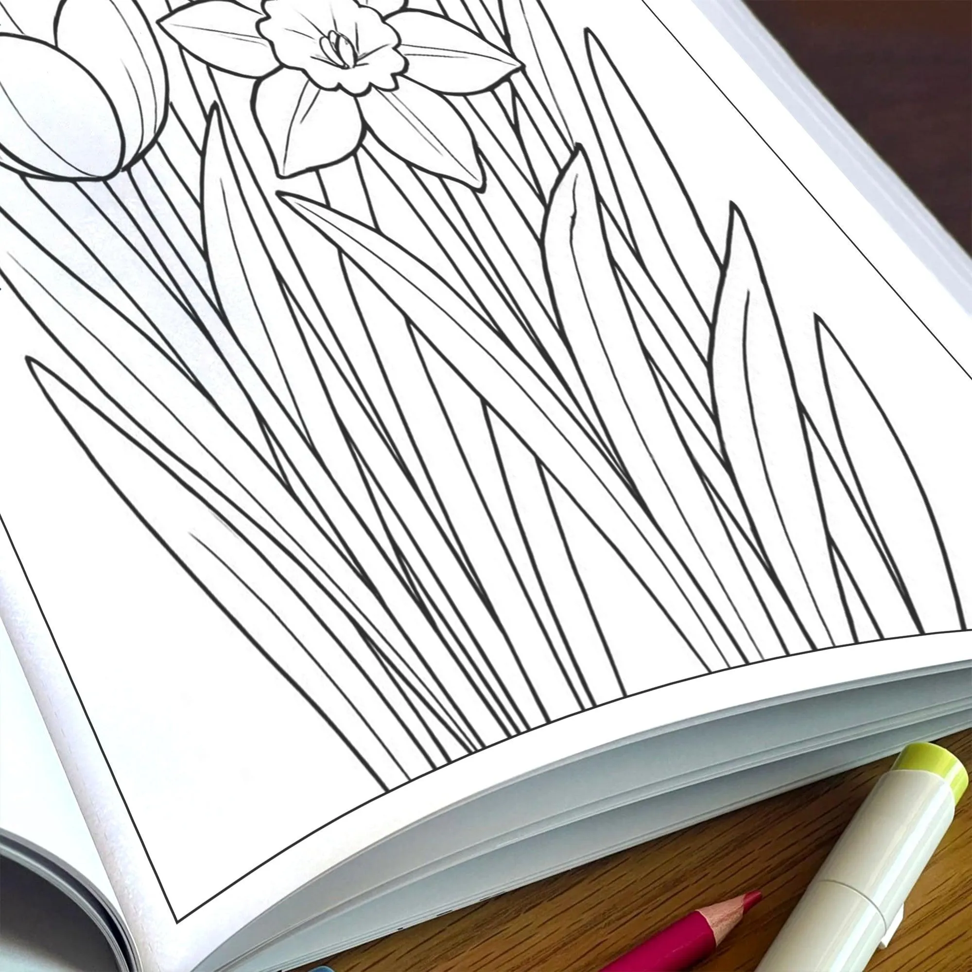 Elegant Flower Garden – Flower Coloring Pages – 48 Pages – Botanical, Calm, Relaxing Designs – For Adults - image 5