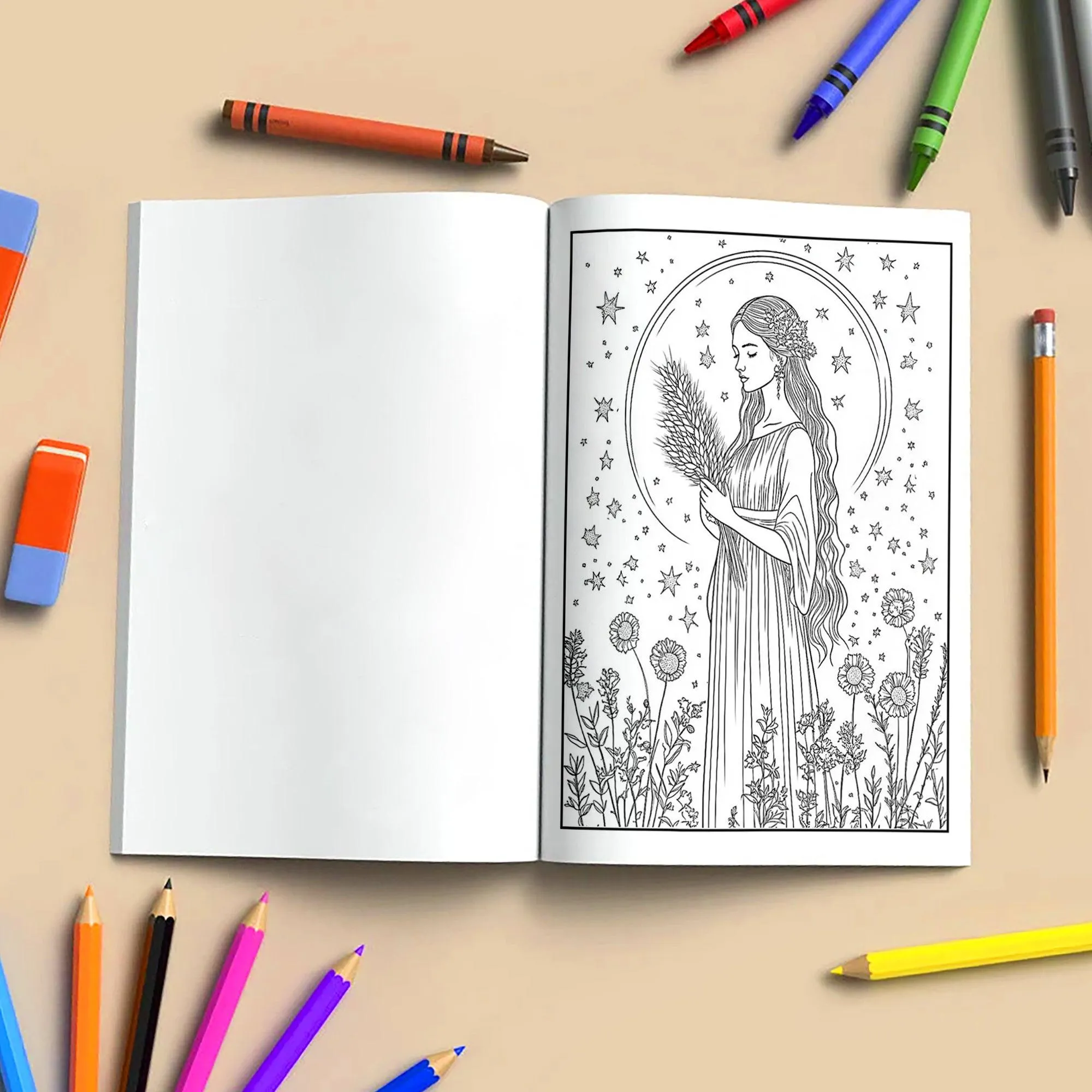 Zodiac Dreams Coloring Pages – 48 Pages – Horoscope-Inspired Designs for Adults - image 4