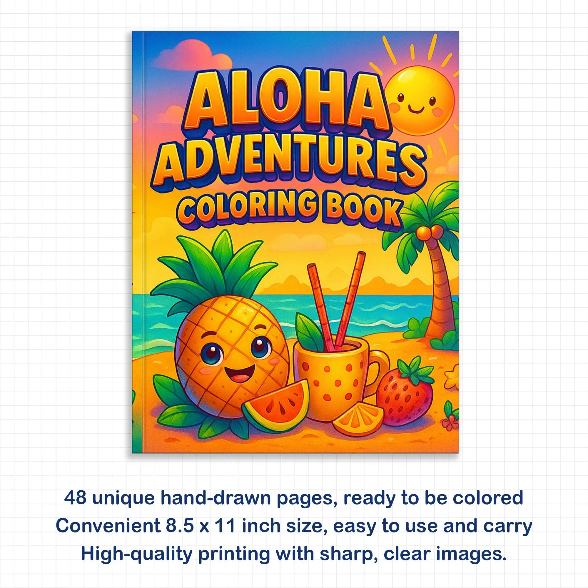 Aloha Adventures Coloring Pages – 48 Fun Island Designs for Kids - image 3