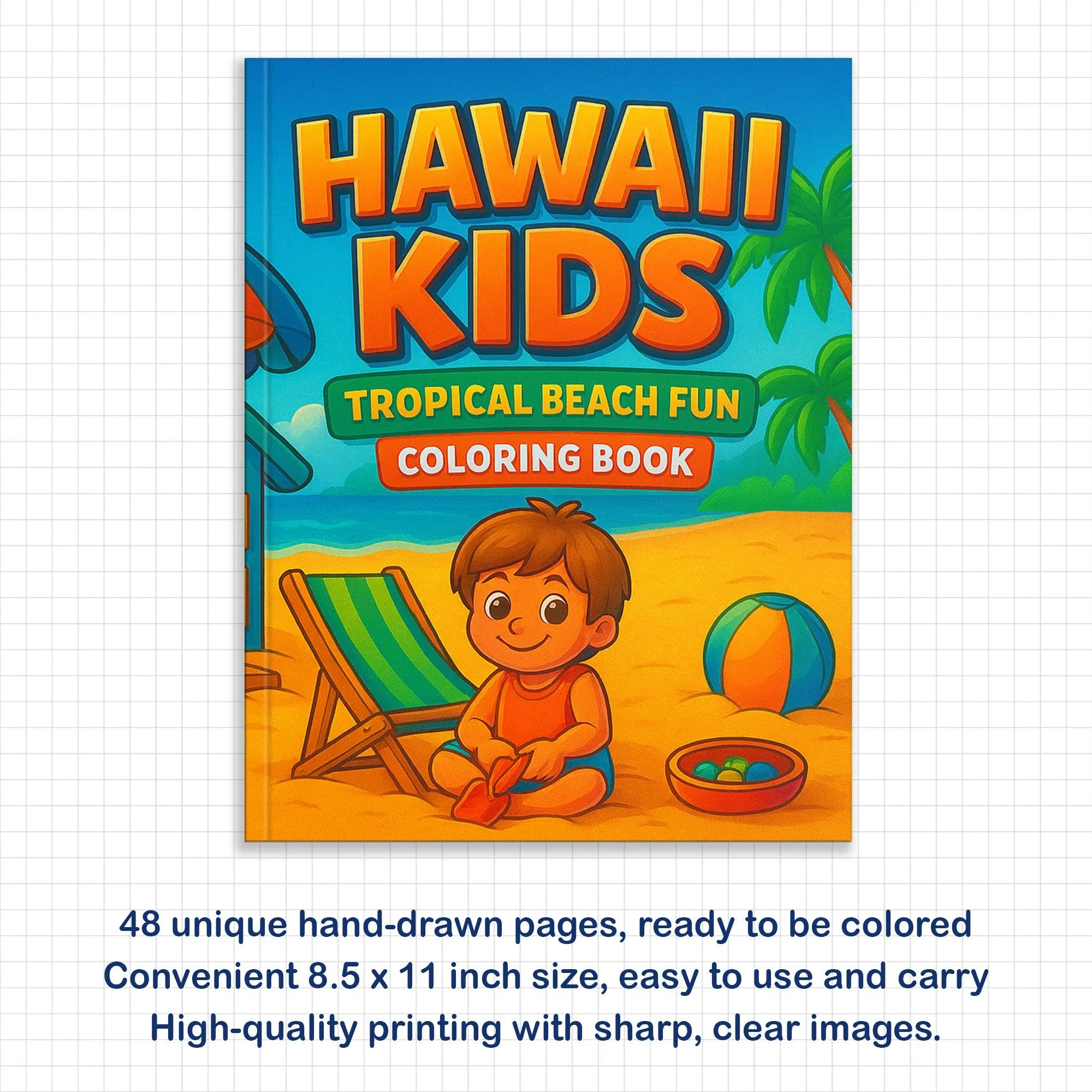 Hawaii Kids Coloring Pages – 48 Cute Beach and Vacation Designs – For Kids - image 2