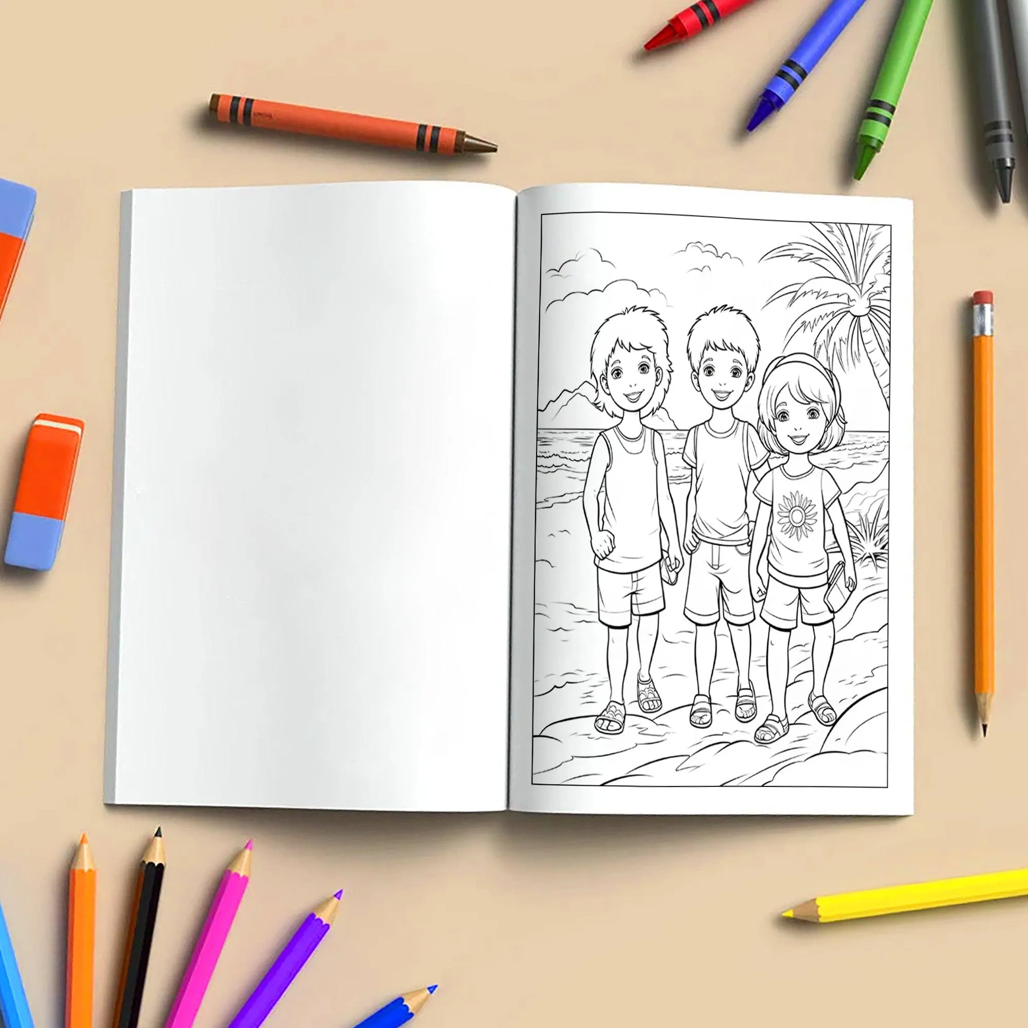 Island Explorers Coloring Pages – 48 Fun Hawaii Outdoor Adventures – For Kids - image 4