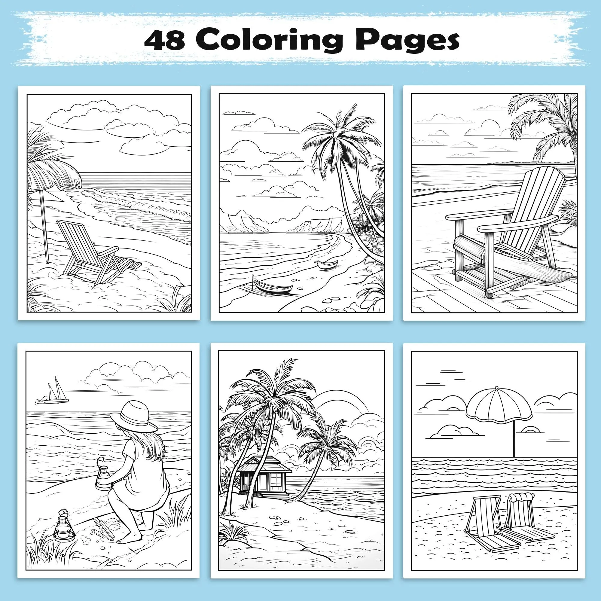 Sun & Sand Hawaii Coloring Pages – 48 Tropical Summer Activities for Kids - image 2