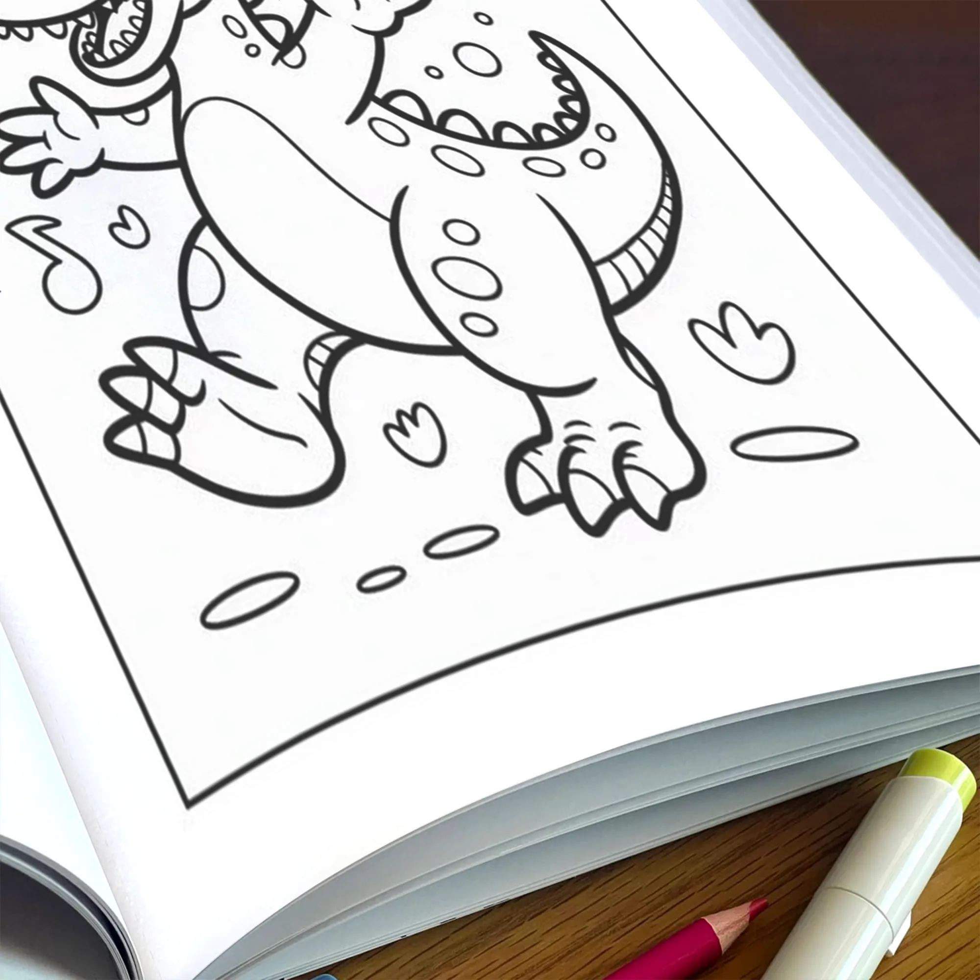 Little Roarers Coloring Pages – 48 Adorable Dinosaurs with Big Attitude – For Kids - image 5