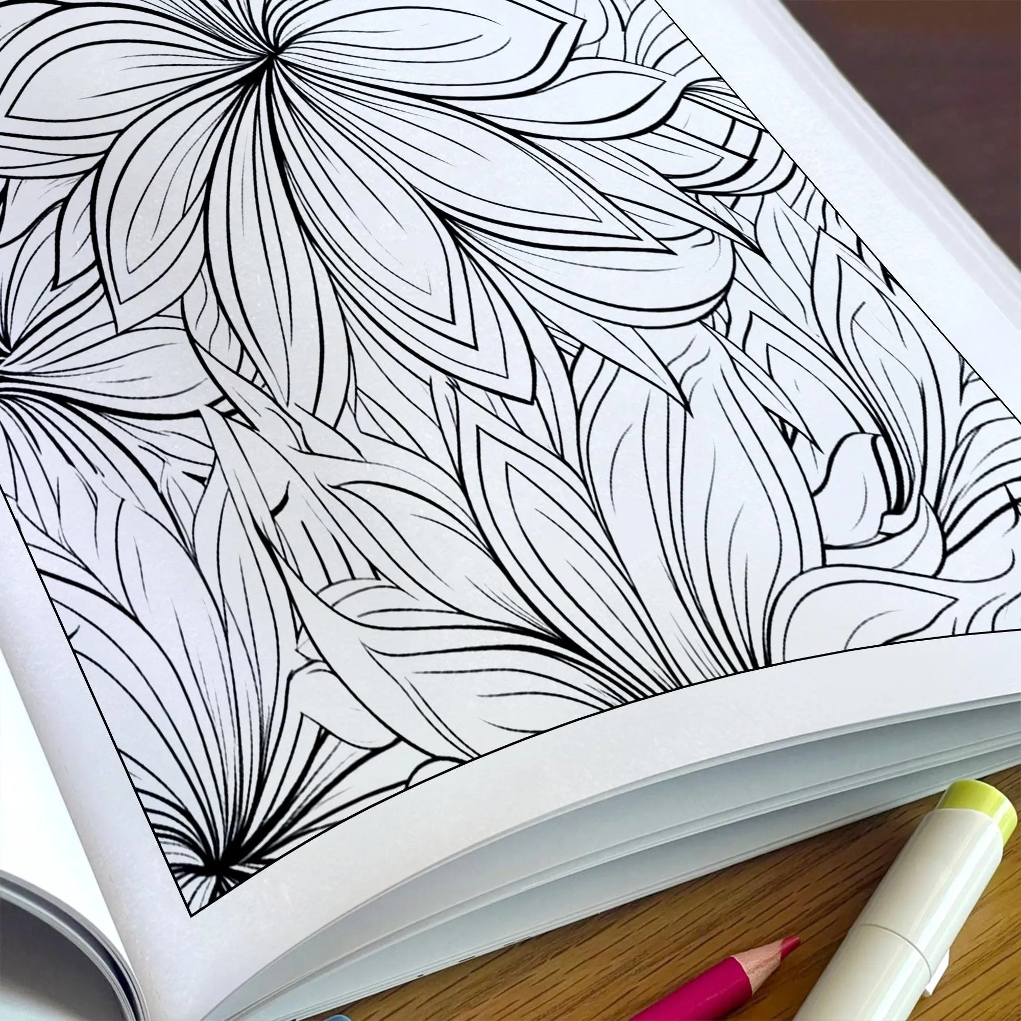 Floral Mandala Dreams Coloring Pages – 48 Flower Designs for Adults - image 5