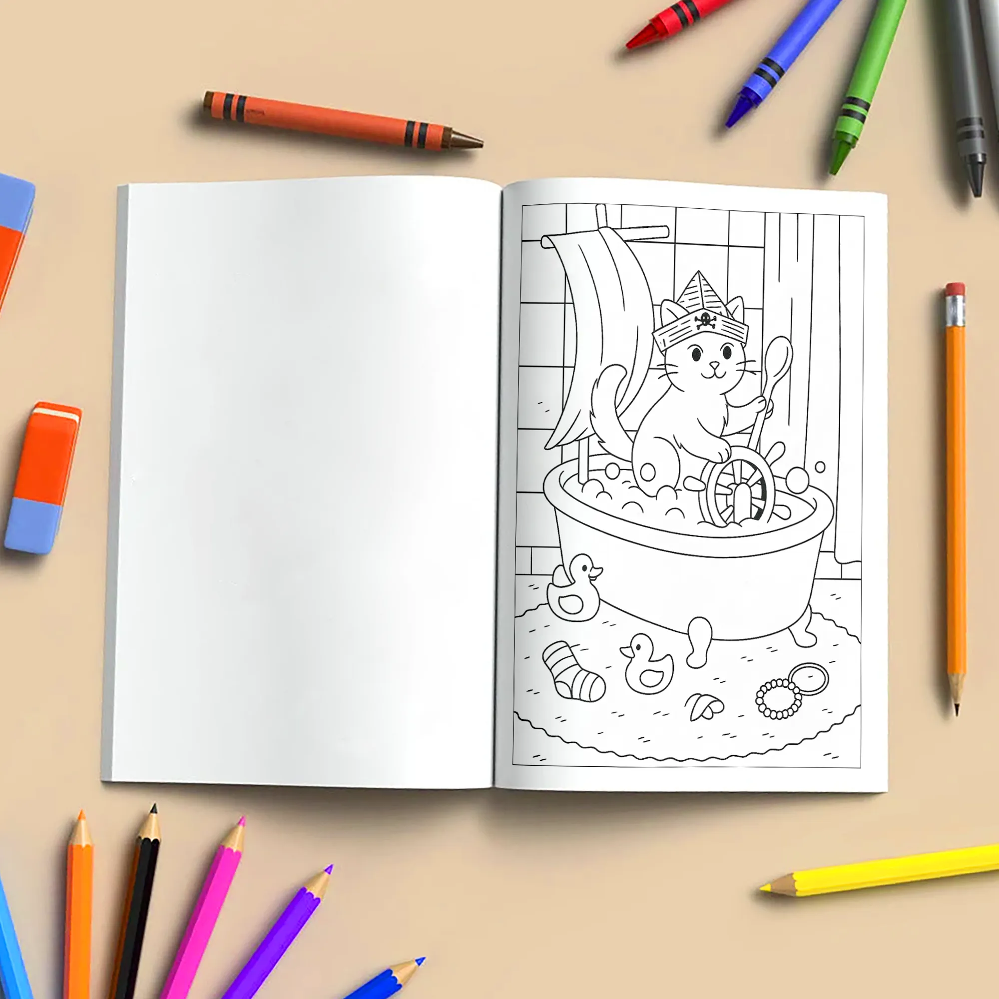 Indoor Cats’ Secret Adventures – A Whimsical Coloring Book for Cat Lovers - image 5