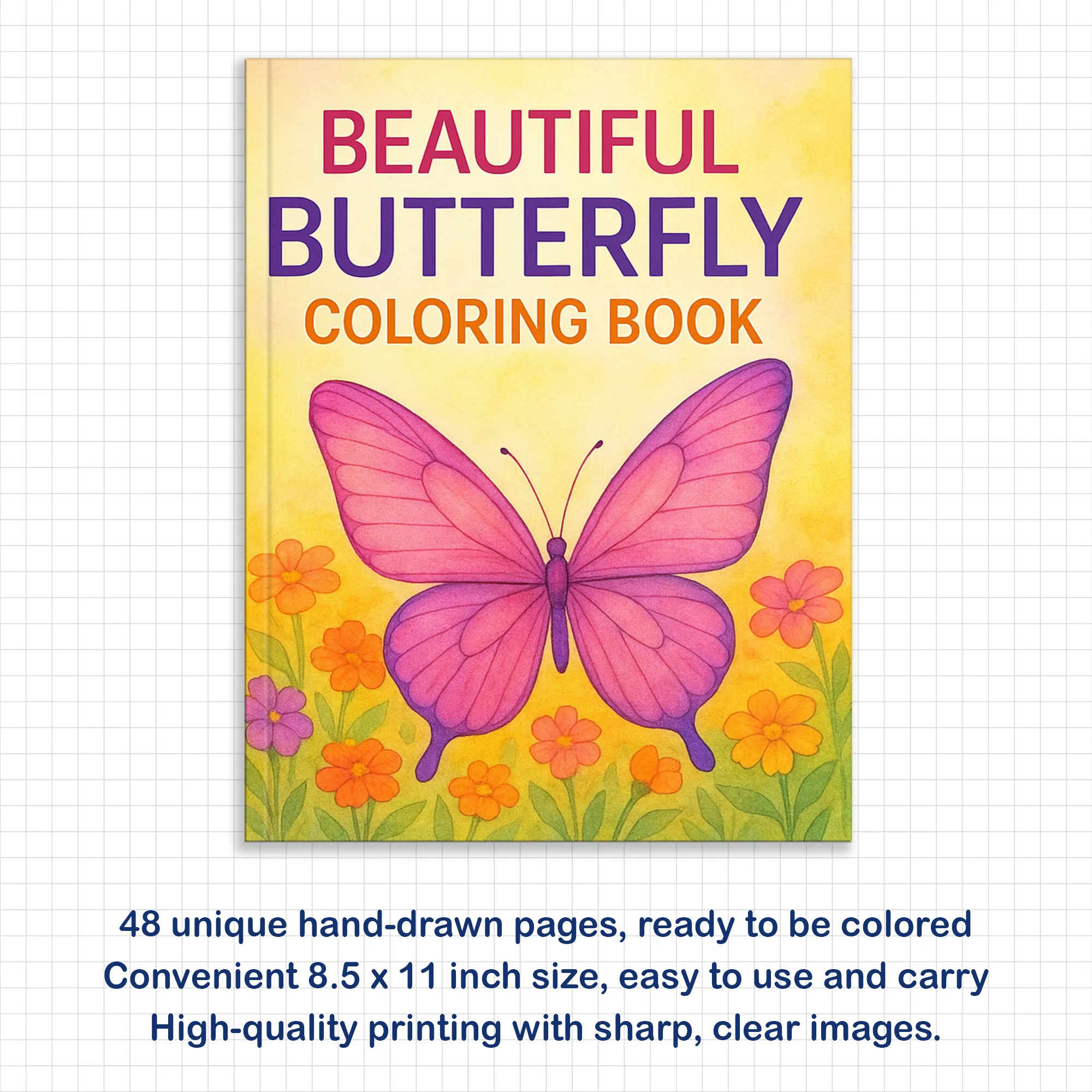 Beautiful Butterfly Coloring Book – Perfect Gift for Butterfly Lovers - image 3