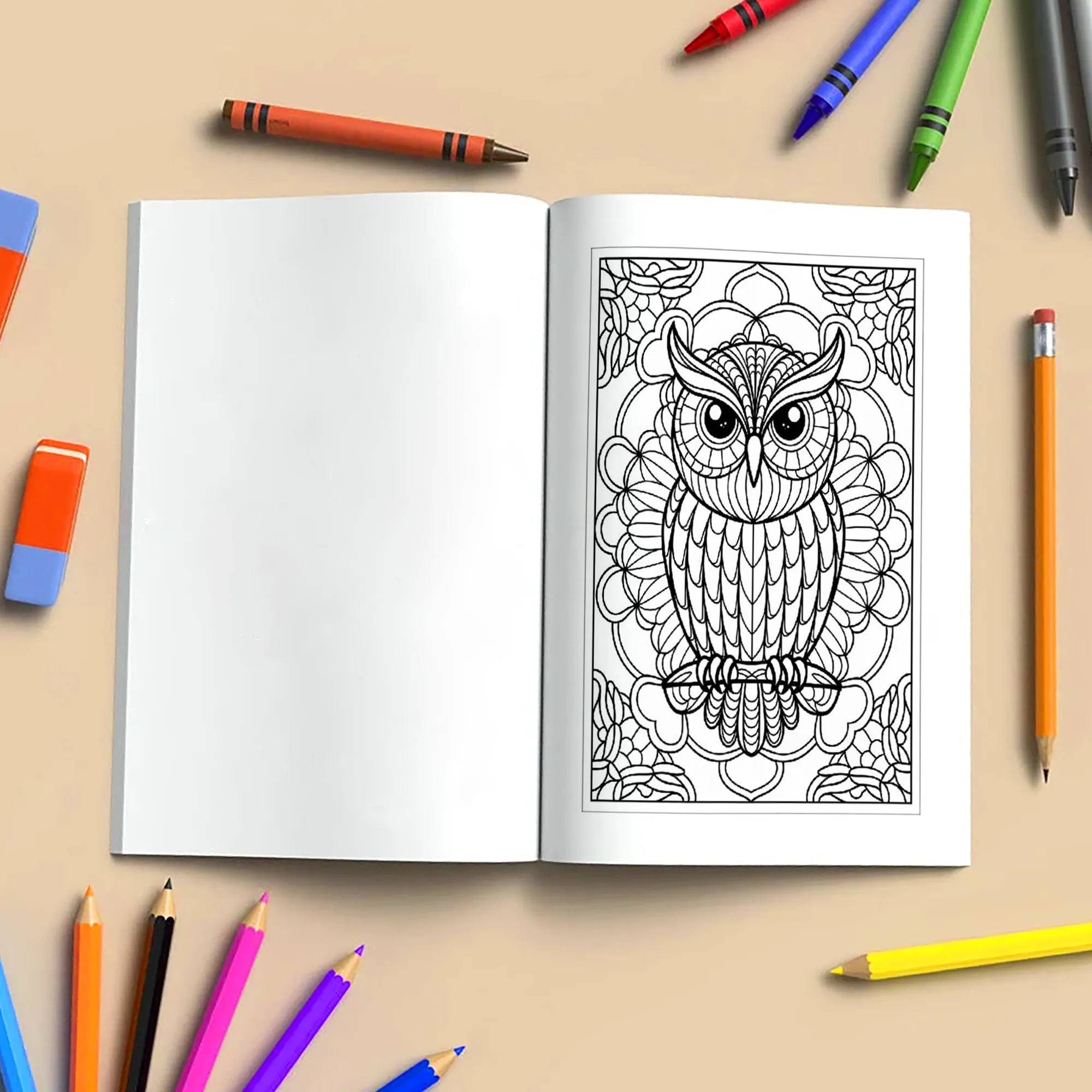 Wings & Whirls Mandala Coloring Pages – 48 Intricate Designs for Adults - image 4