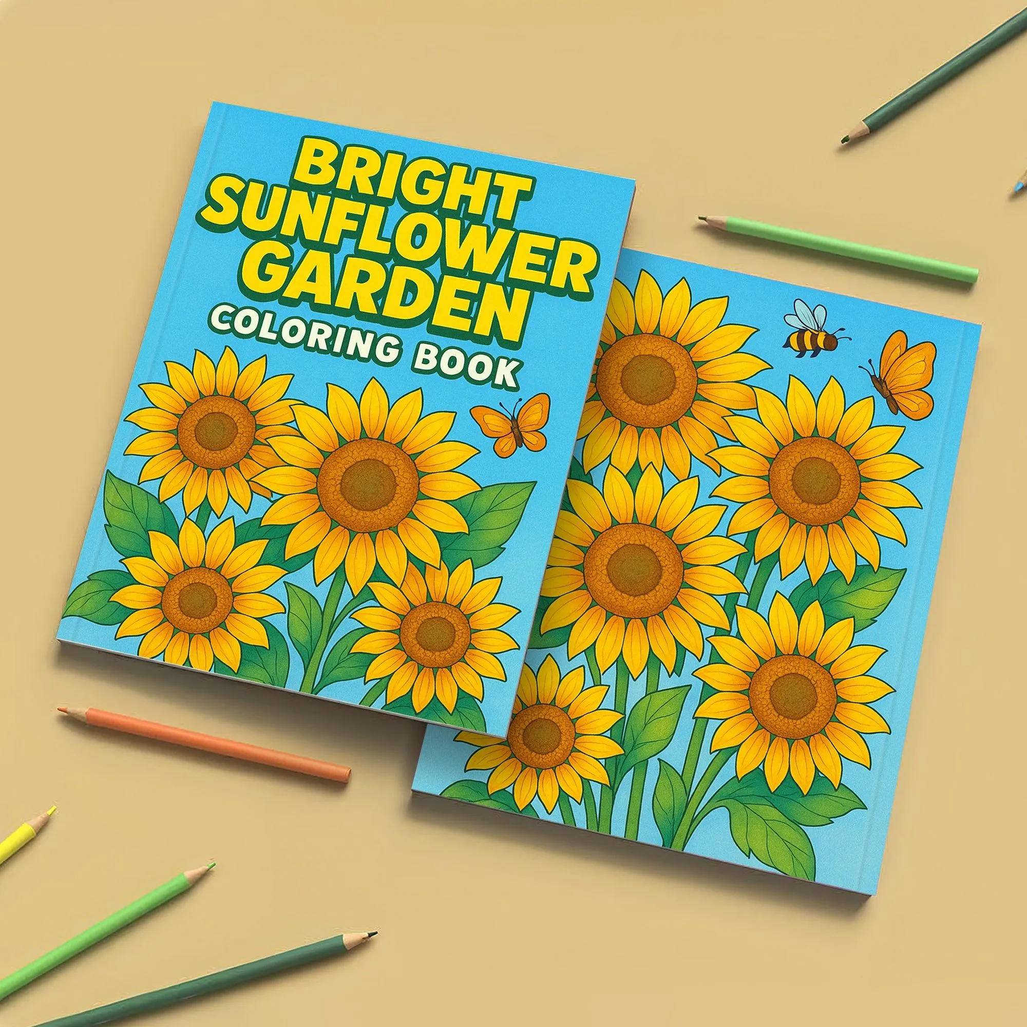 Bright Sunflower Garden Coloring Pages – 48 Cheerful Designs for Adults - image 7