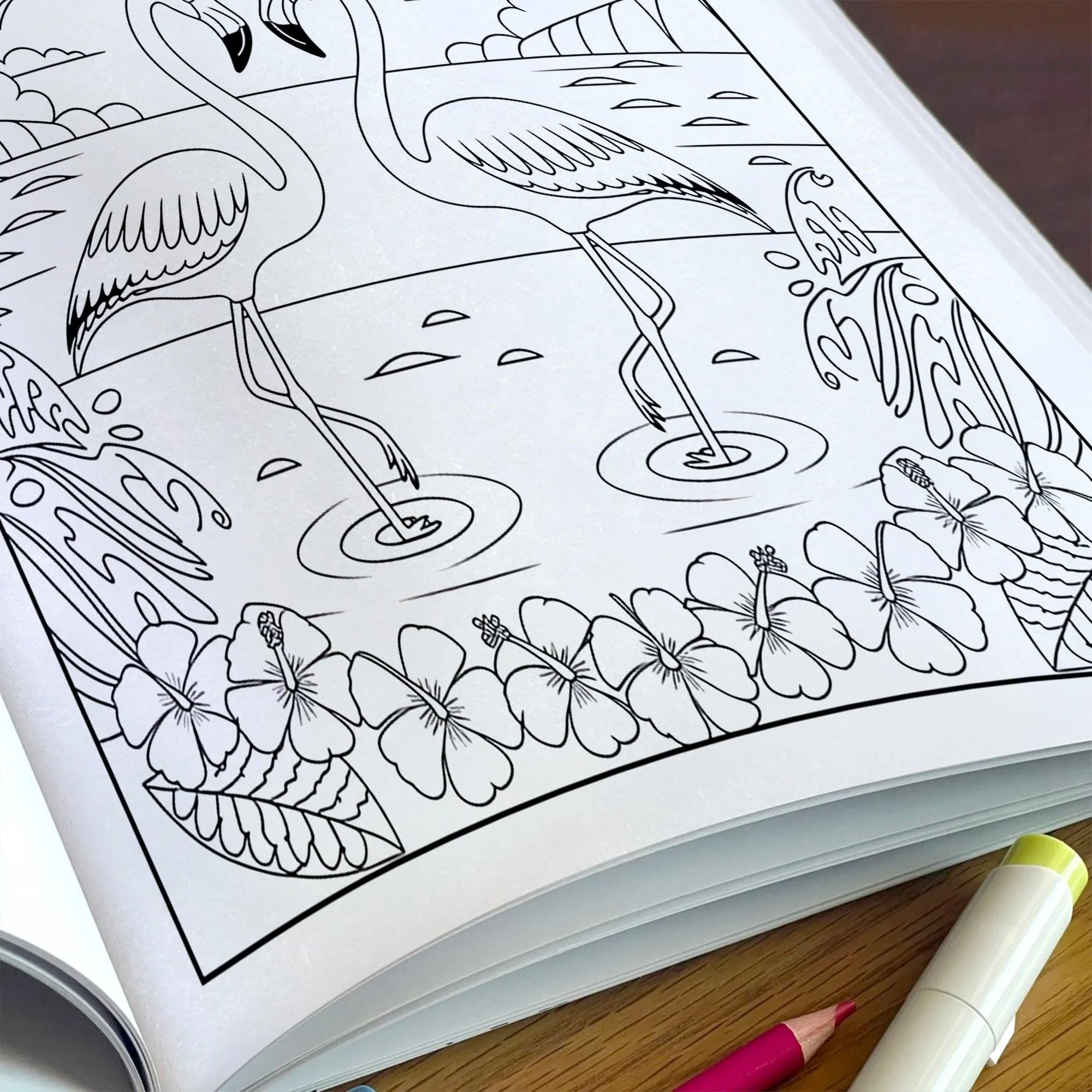 Aloha Adventures Coloring Pages – 48 Cute Beach & Ocean Scenes for Kids - image 5