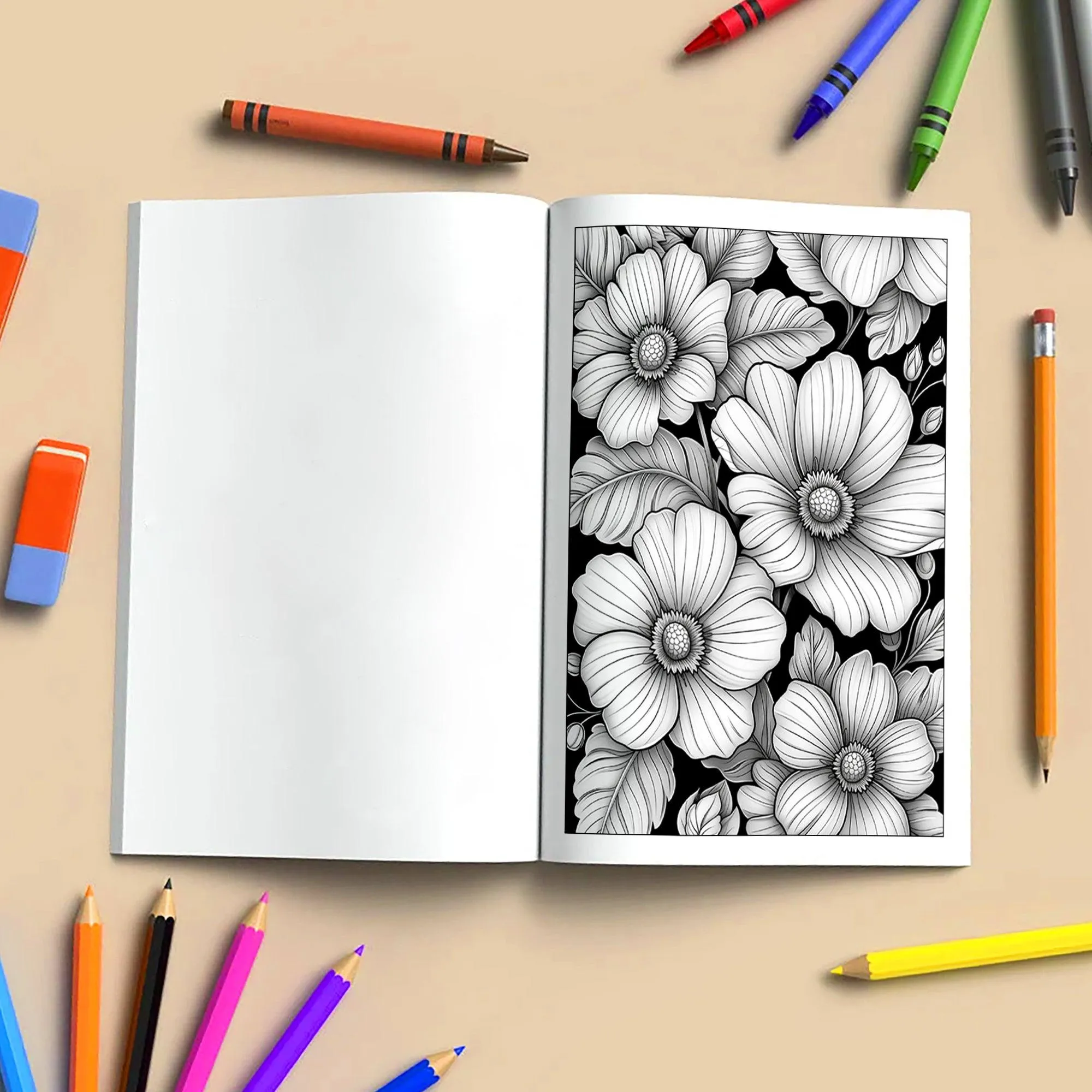 Blooming Petals Mandala Coloring Pages – 48 Detailed Flower Patterns for Adults - image 4