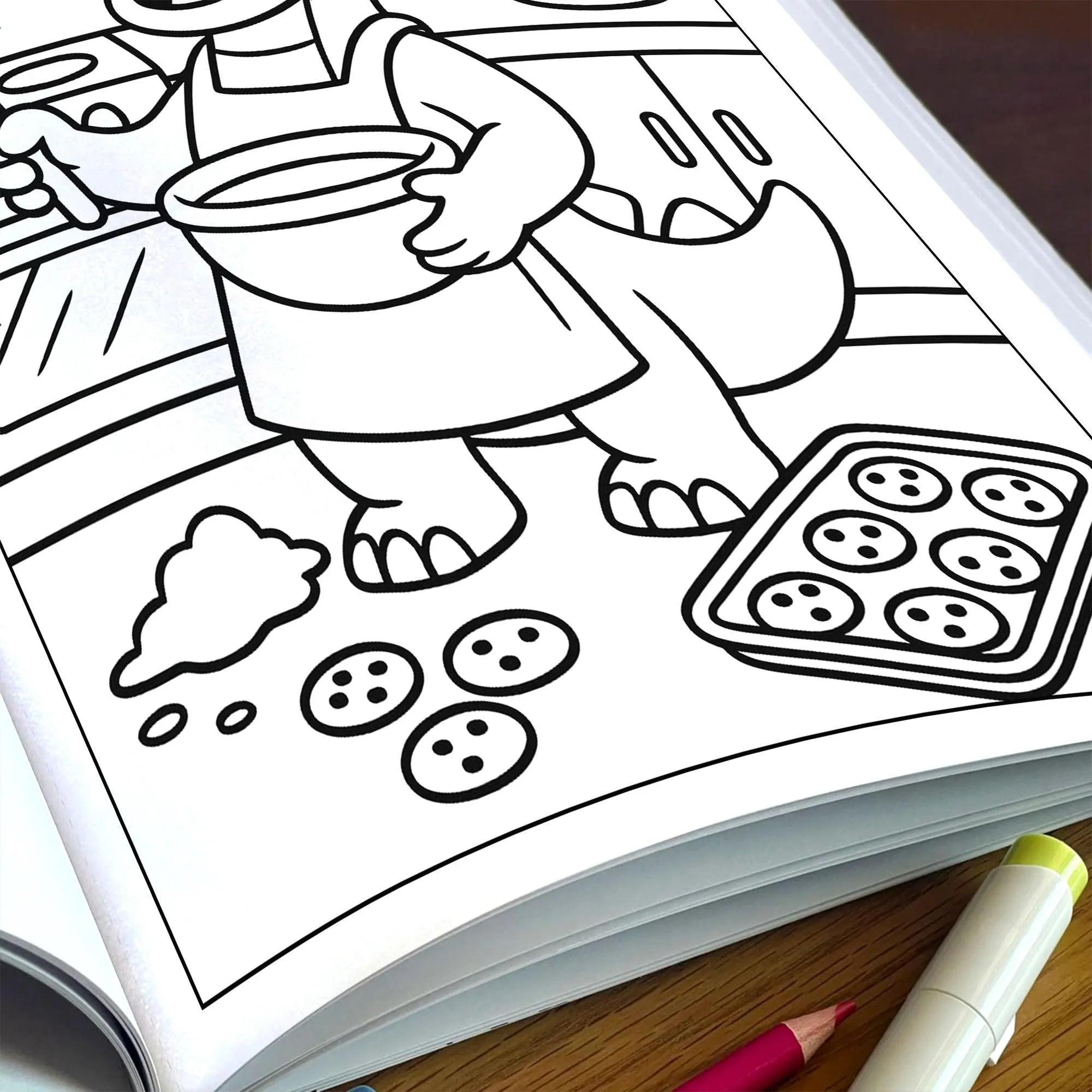 Dino Jobs Adventure Coloring Pages – 48 Pages – Funny, Imaginative, Career-Themed Scenes – For Kids - image 7