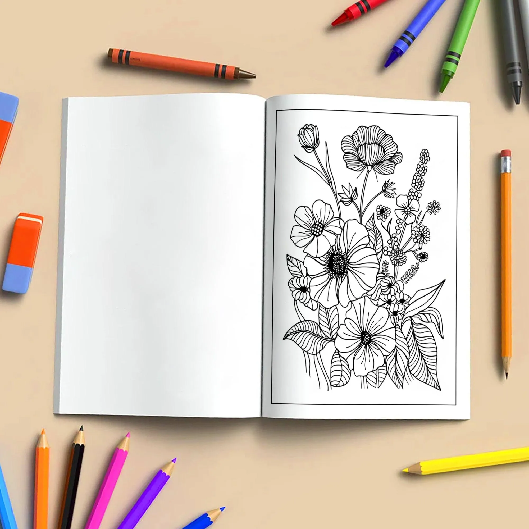 Floral Serenity Mandala Coloring Pages – 48 Relaxing Flower Designs for Adults - image 5