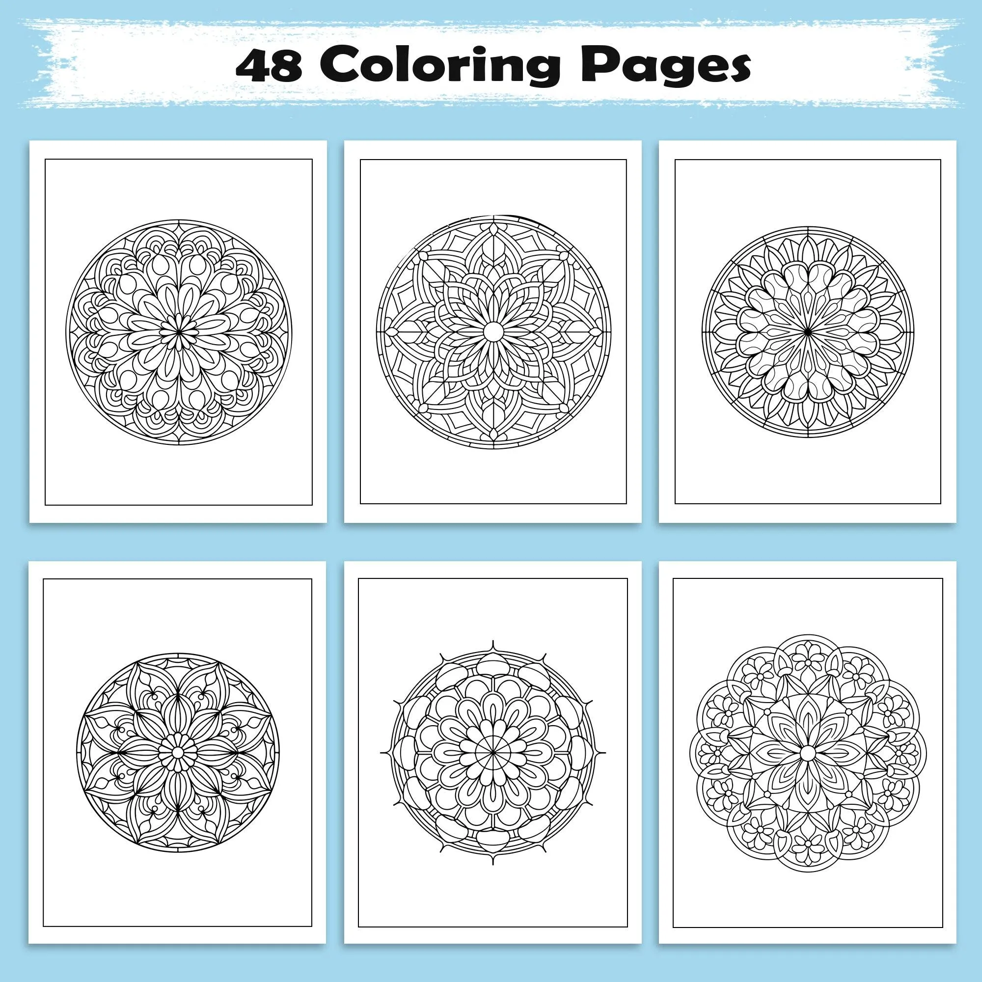Signs of the Stars Coloring Pages – 48 Pages – Detailed Zodiac Line Art for Mindful Coloring - image 2