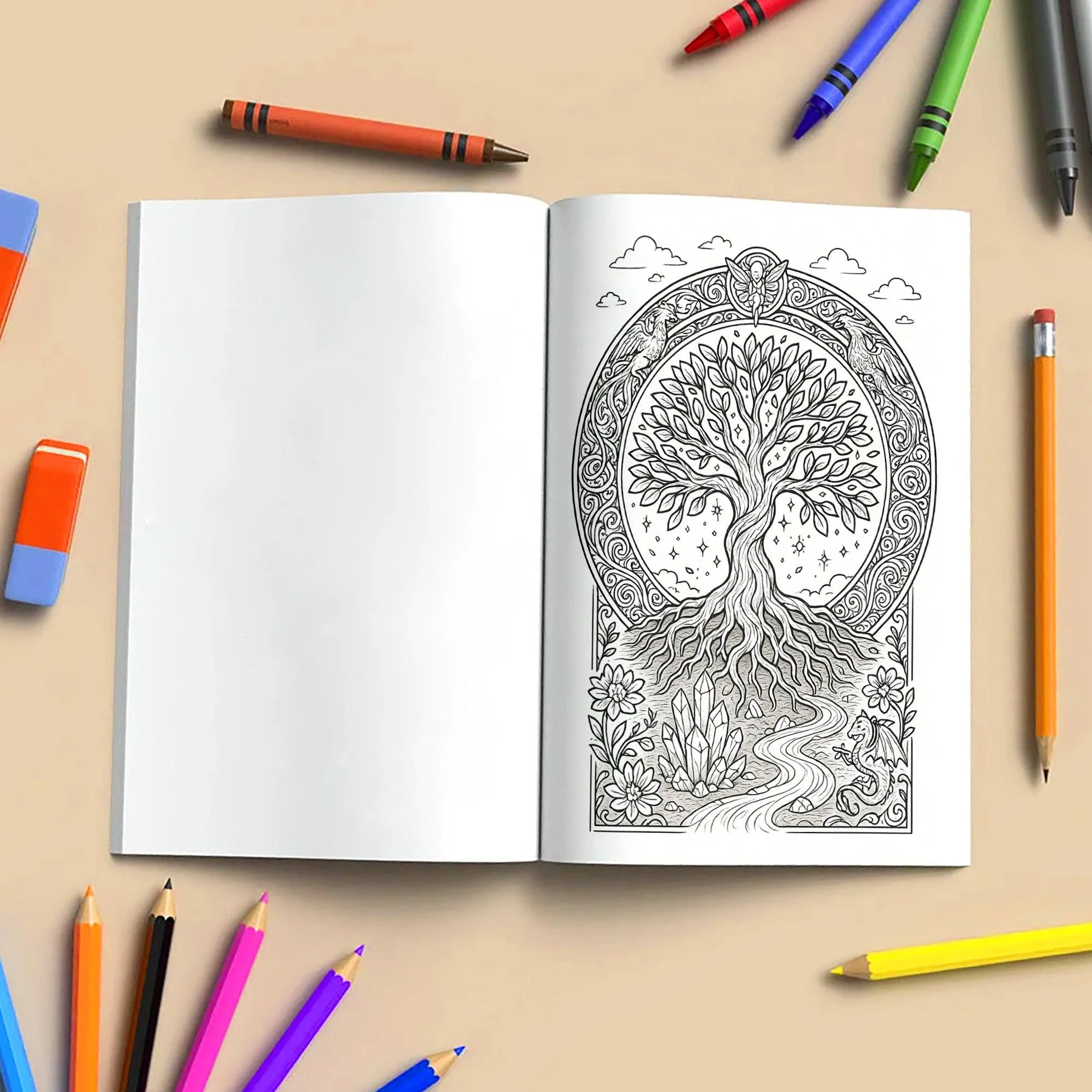 Tree of Life Mandala Coloring Book – Inspirational Nature Designs to Calm Your Mind - image 5