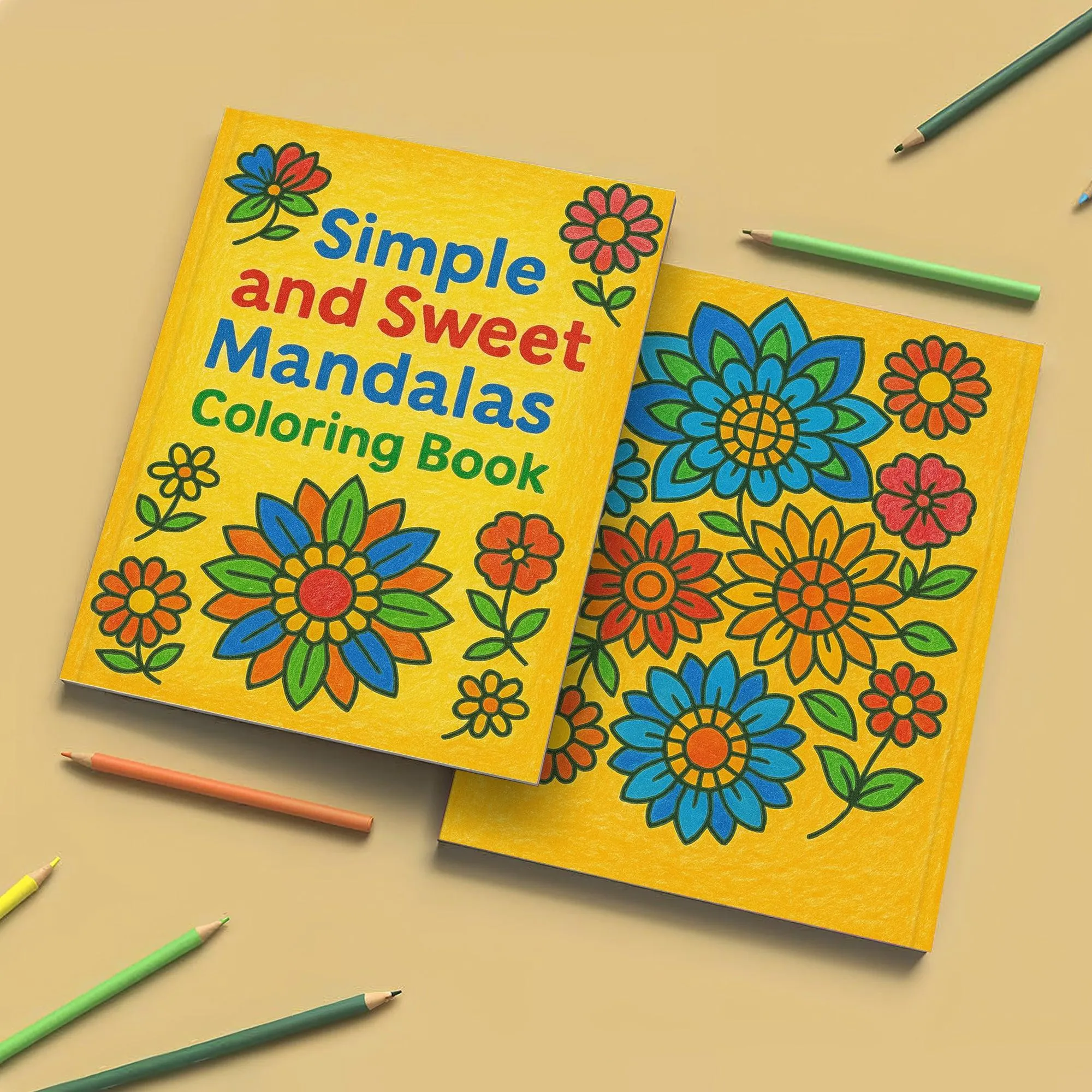 Simple and Sweet Mandalas Coloring Book - 48 Coloring Pages - image 7