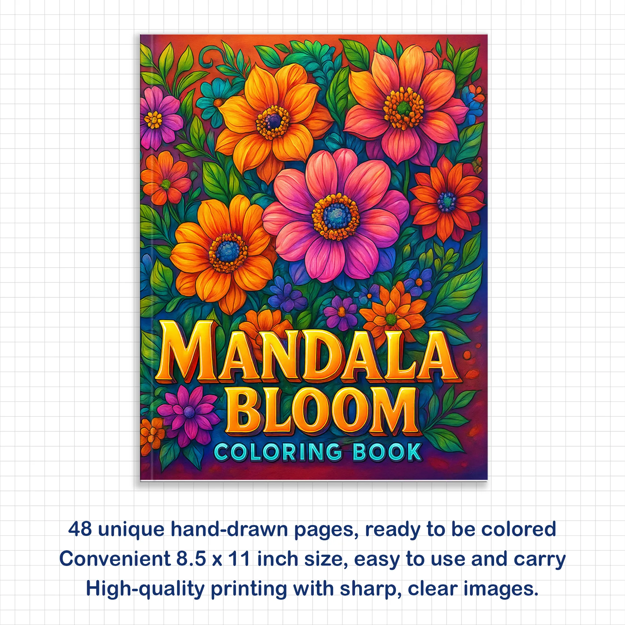 Mandala Bloom Coloring Pages – 48 Intricate Spring Designs for Adults - image 2